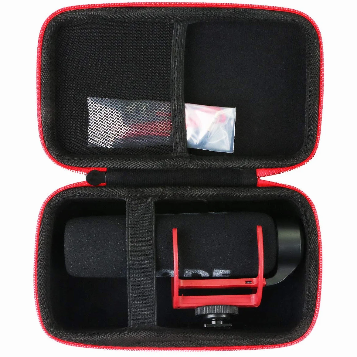 Aenllosi Dur Cas étui de Voyage Housse Porter pour RØDE Rode VideoMic GO Microphone(boîte Seule)