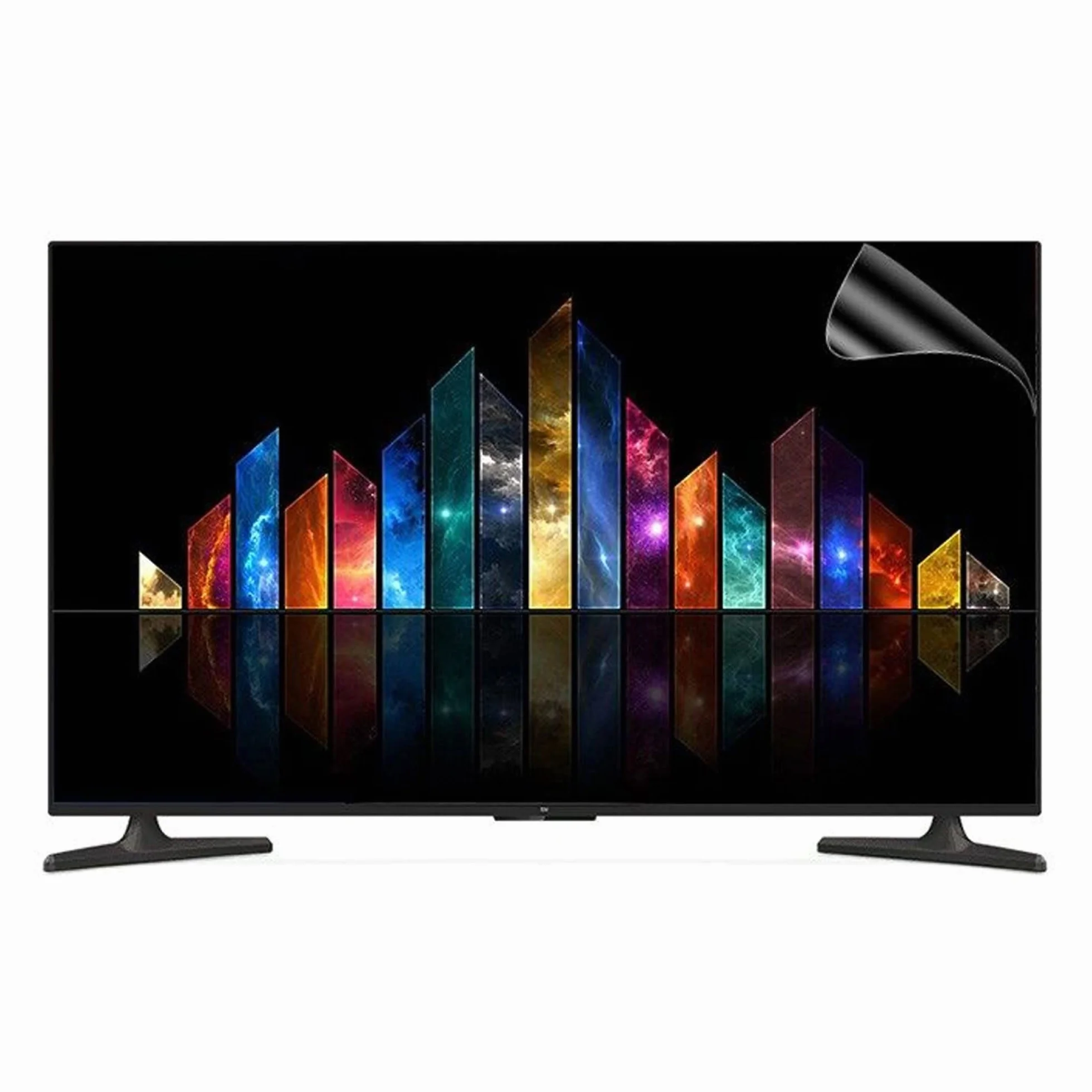 Protecteur d'écran pour TV LCD 43-65 Pouces Anti-Reflets Anti-lumière Bleue Film sans Bulle Anti-Rayures TCL Toshiba Sony LG