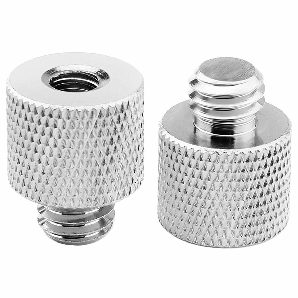 Adaptateur 1/4 à 3/8, Adaptateur fileté Femelle 1/4" à mâle 3/8" pour Moniteur de caméra, Pied de Micro, trépied - Lot de 2