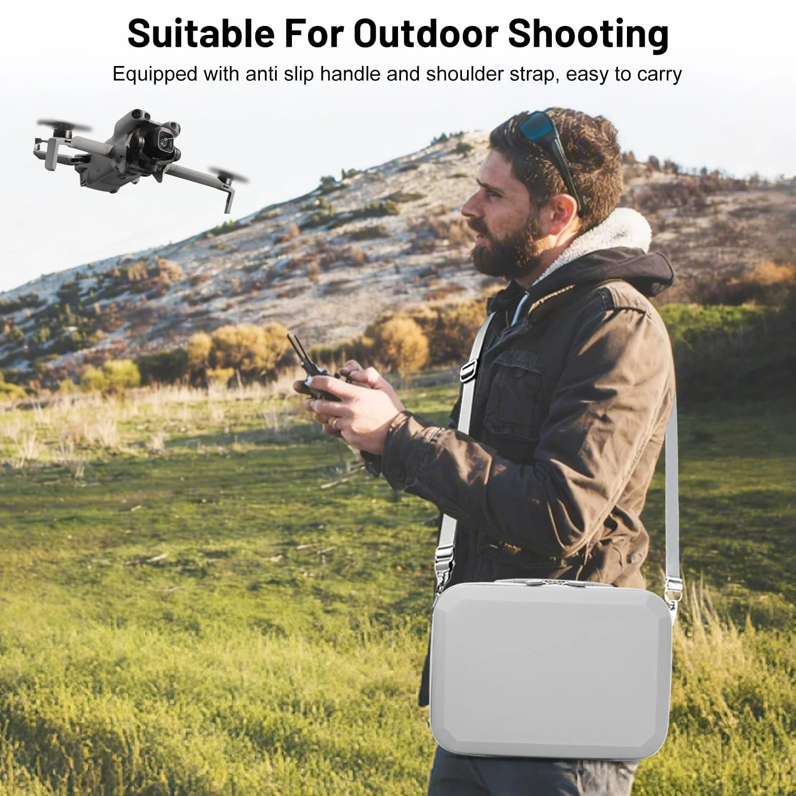 Sac pour DJI Mini 5 Pro/Lito X1/Lito 1, Étui de Transport pour DJI Mini 5 Pro Fly More Combo Accessoire, Valise pour RC 2/RC-N3 Contrôleur, pour Drone Rangement