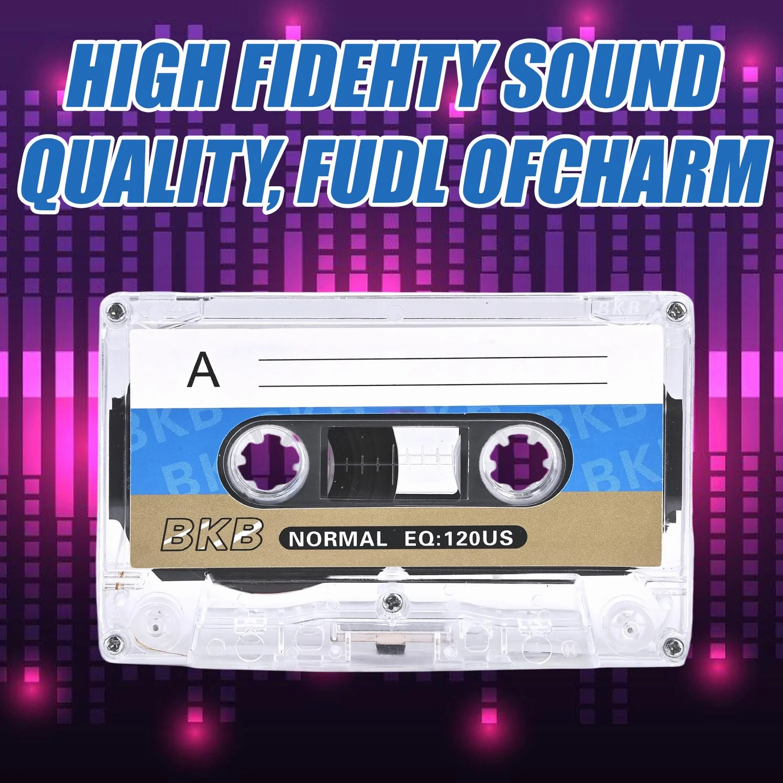 Bandes vierges pour microcassettes: 10 pièces Audio Cassette Tapes, 60 minutes d'enregistrement, parfait pour les conférences et les séminaires - Enregistrement audio de haute qualité avec