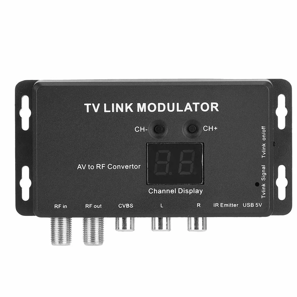 Modulateur UHF TM70 convertisseur AV vers RF avec Affichage de Canal