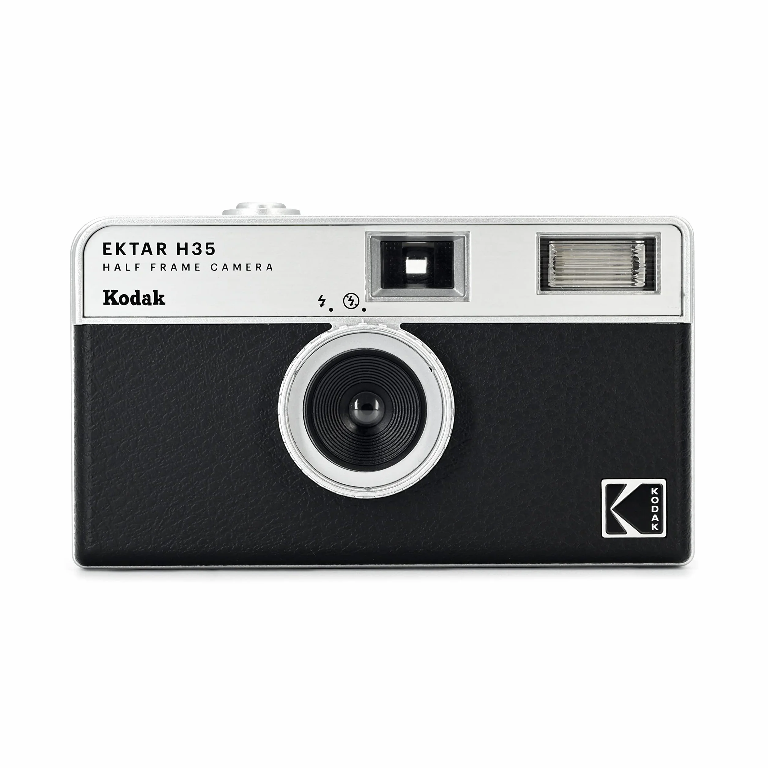 Kodak EKTAR H35 Caméra vidéo Demi-Format 35 mm, réutilisable, sans Mise au Point, léger, Facile à Utiliser (Noir) (Film et Pile AAA Non Incluse)