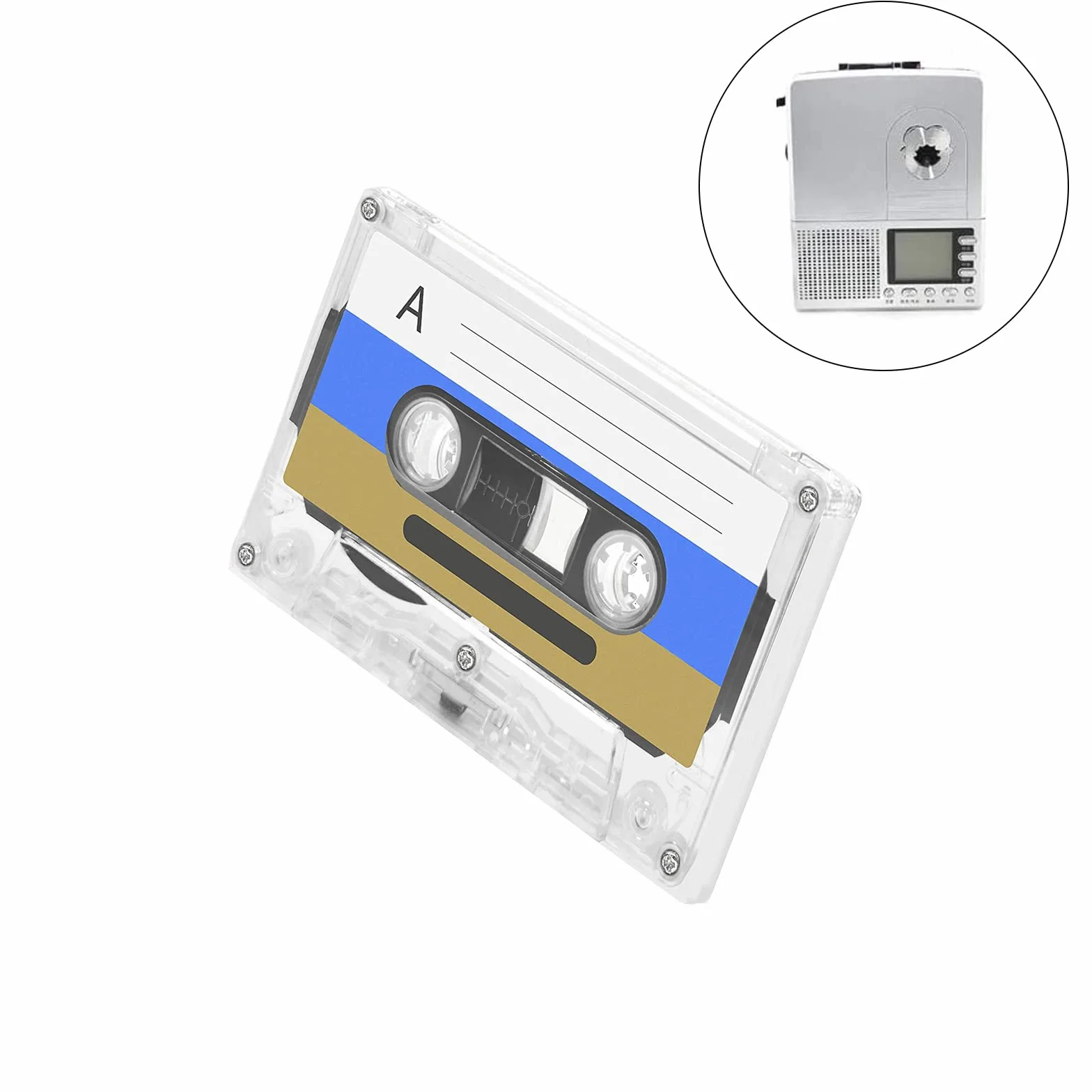 Cassettes audio vides 60 minutes haute performance lot de 4
