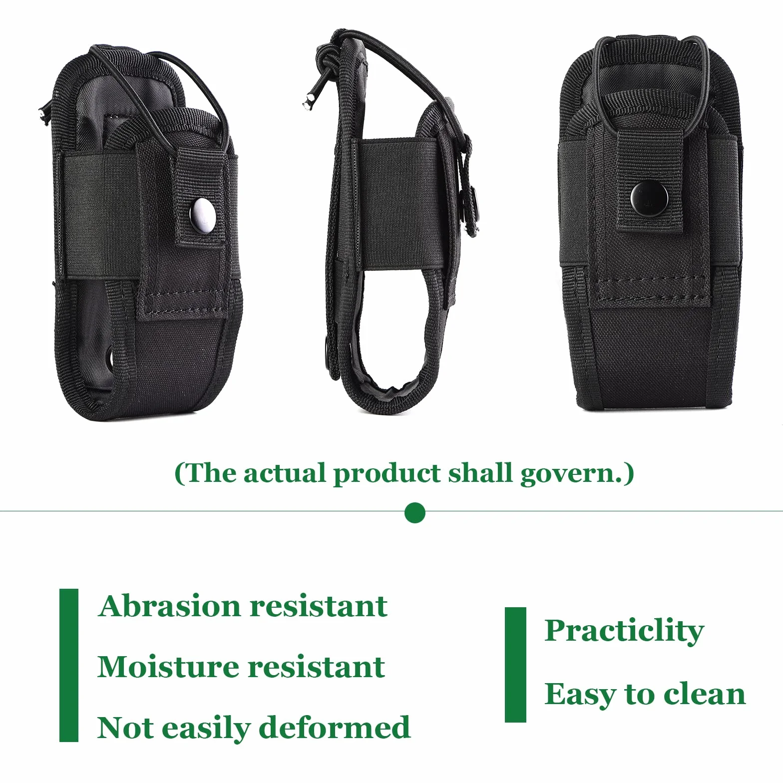 Kyrio Molle Pochette de ceinture pour radio portable ou talkie-walkie
