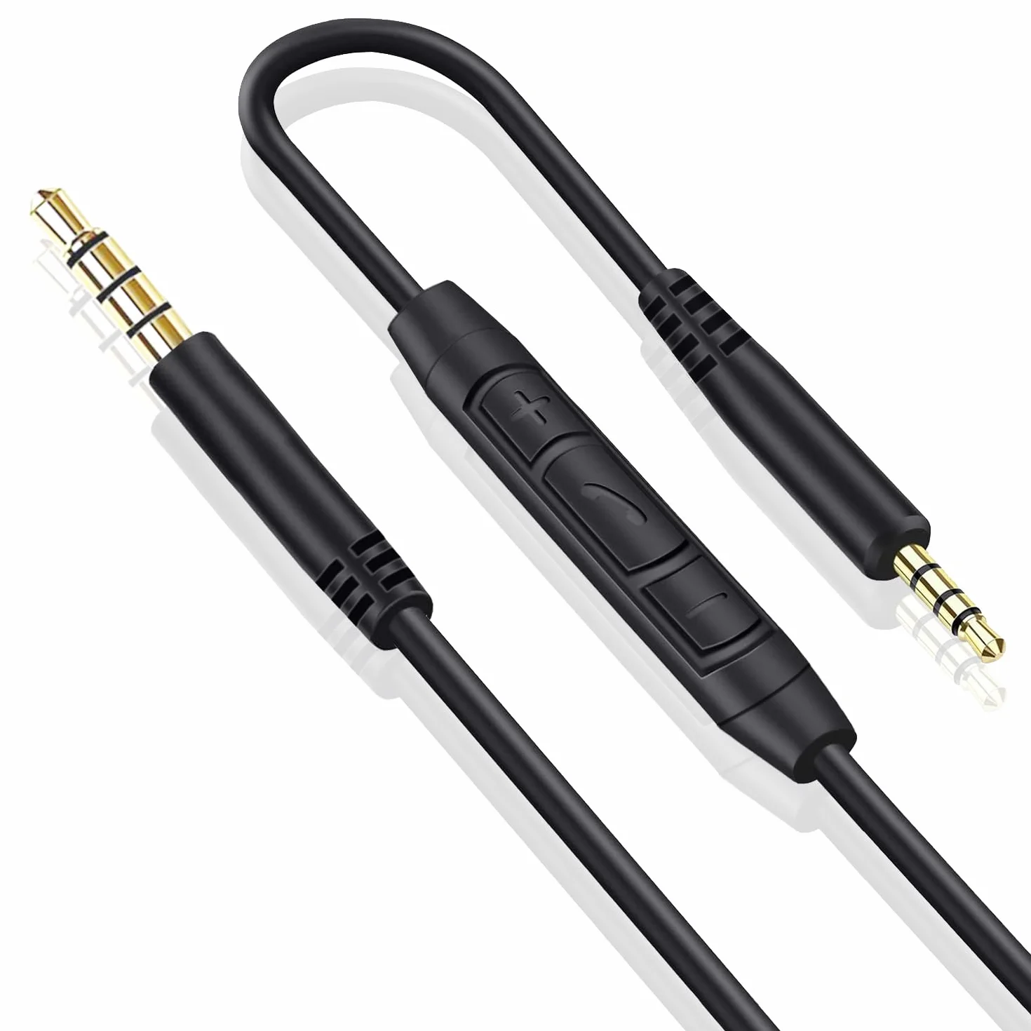 Câble Audio de Remplacement pour Casque Bose Jack 3,5 mm à 2,5 mm Compatible Bose 700 Quietcomfort QC25 QC35 QC35II QC45 JBL Tune 760NC 750BTNC LIVE 660NC avec Micro et Contrôle du Volume