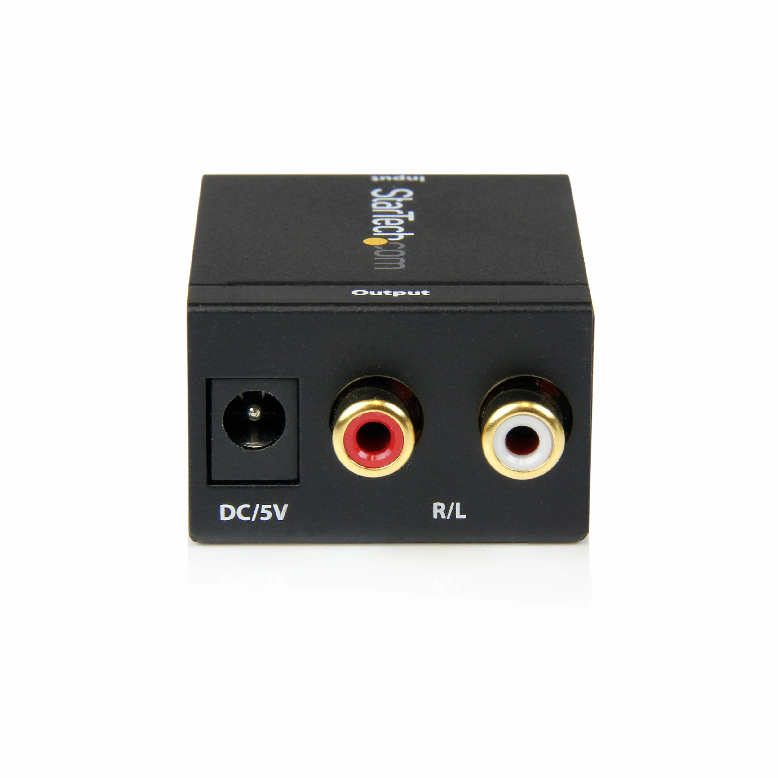 StarTech.com SPDIF2AA Convertisseur audio coaxial numérique Toslink SPDIF vers RCA stéréo Noir