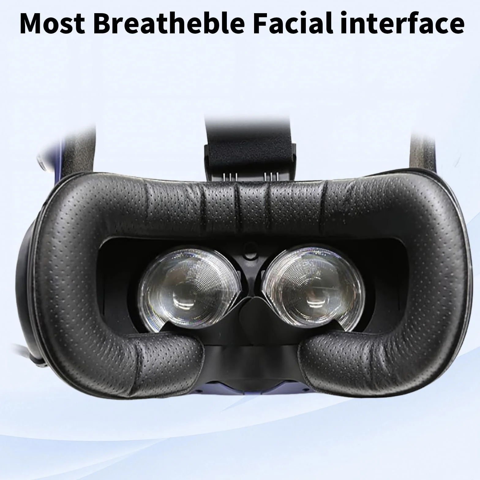 TamBee Coussinets de Rechange en Mousse pour Visage en Cuir Synthétique pour HTC Vive Pro VR Lot de 2