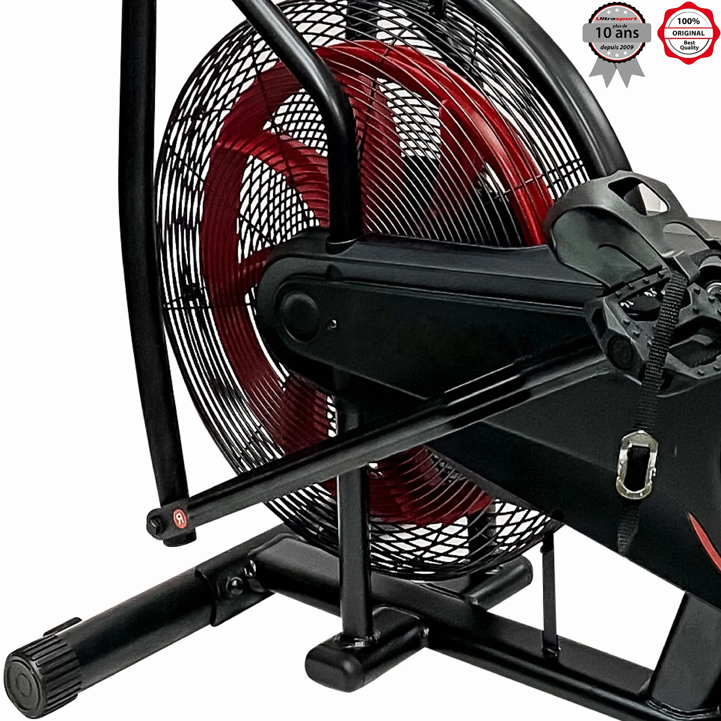 Ultrasport home trainer vélo de fitness ordinateur entraînement capteurs pouls résistance réglable 8 niveaux