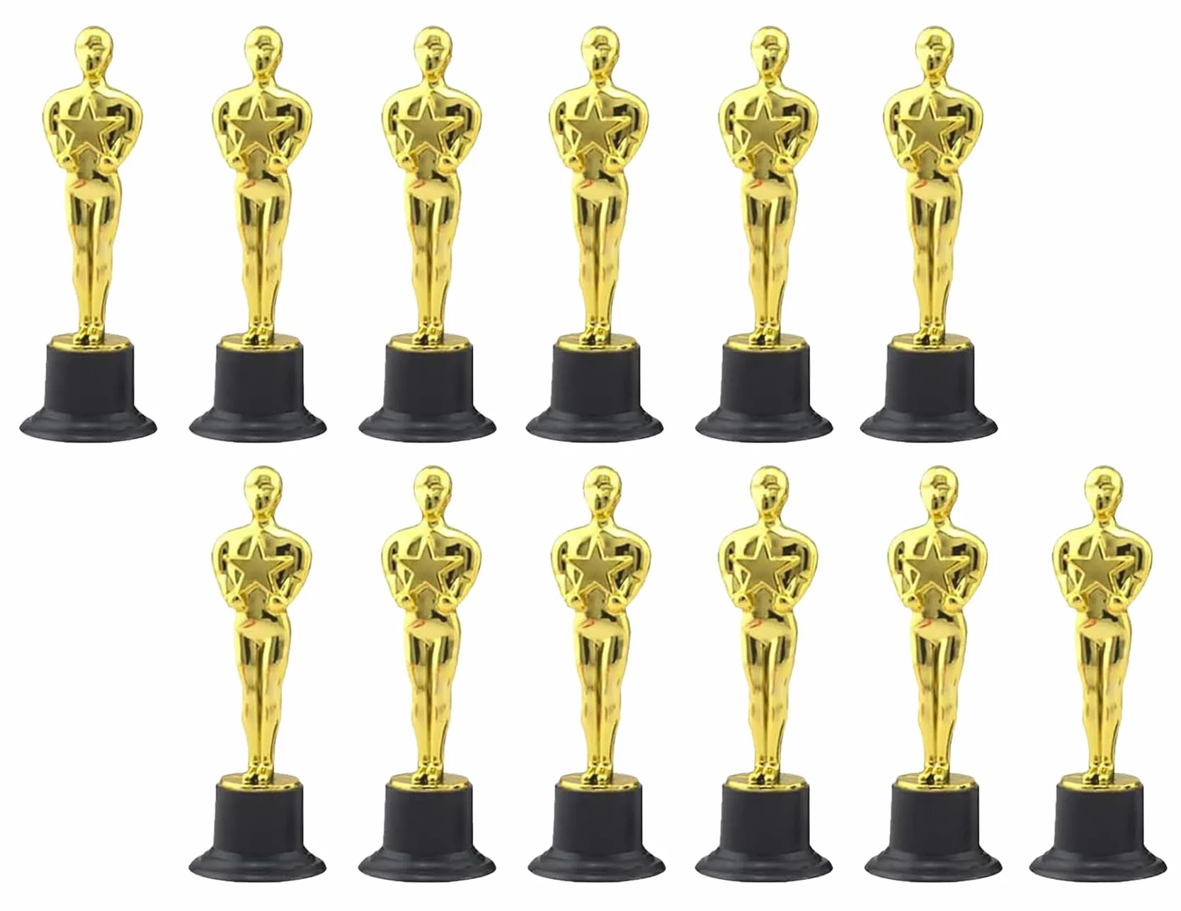 Trophée Football Sport Personnalisable pour Jeux Scolaires Compétitions 12pcs
