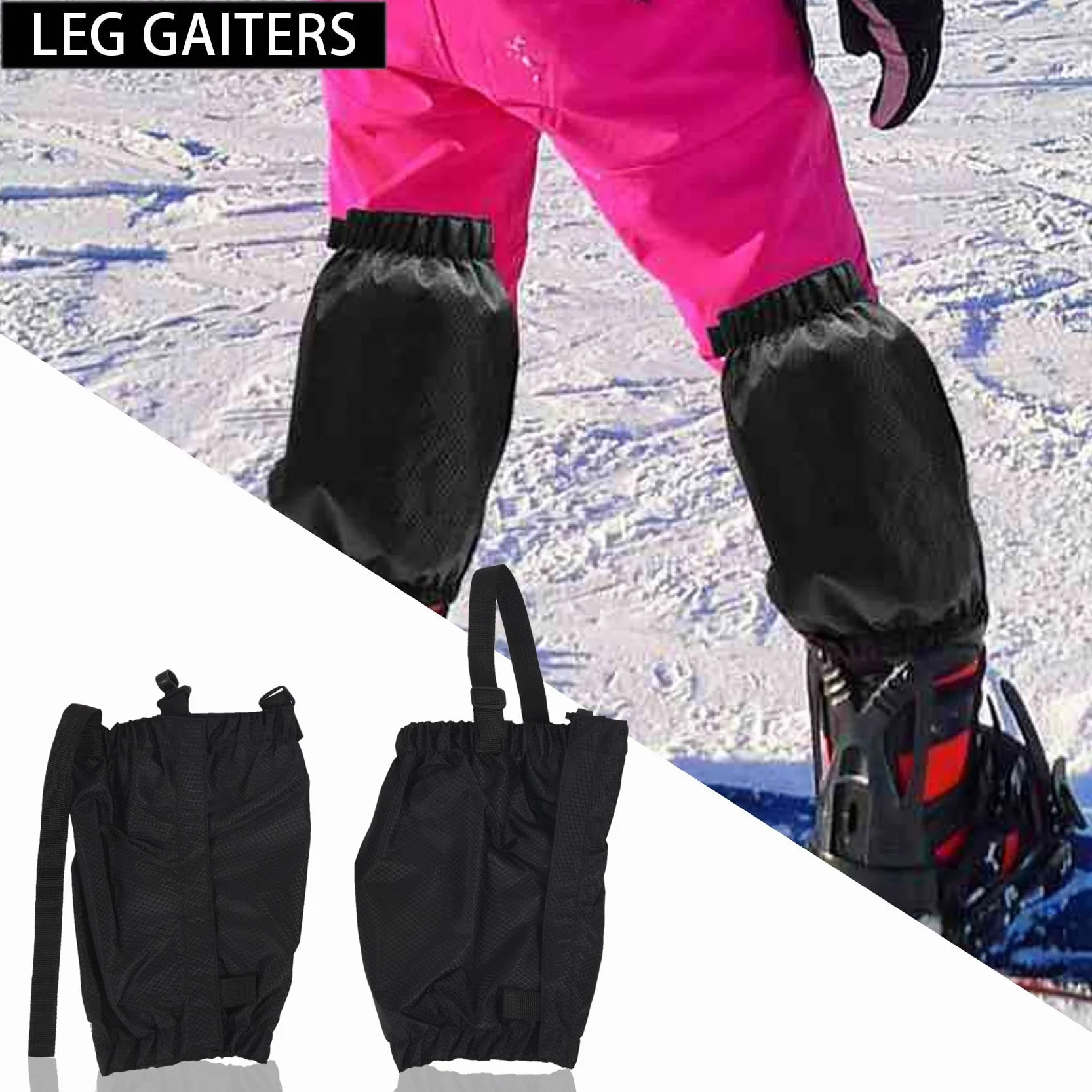 Manchettes de jambe imperméables anti-déchirure pour extérieur randonnée escalade chasse