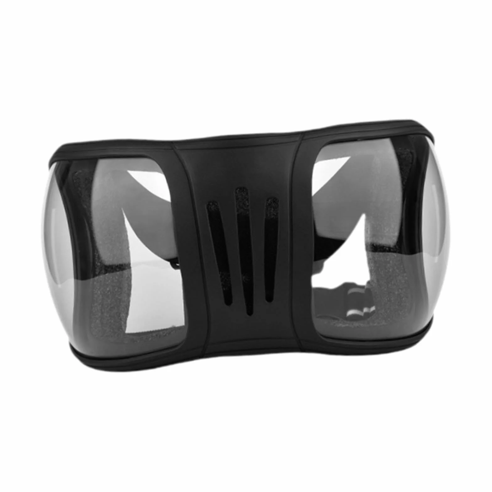 Lunettes de Chevaux Anti-poussière UV400 15x27 cm Clair et Noir