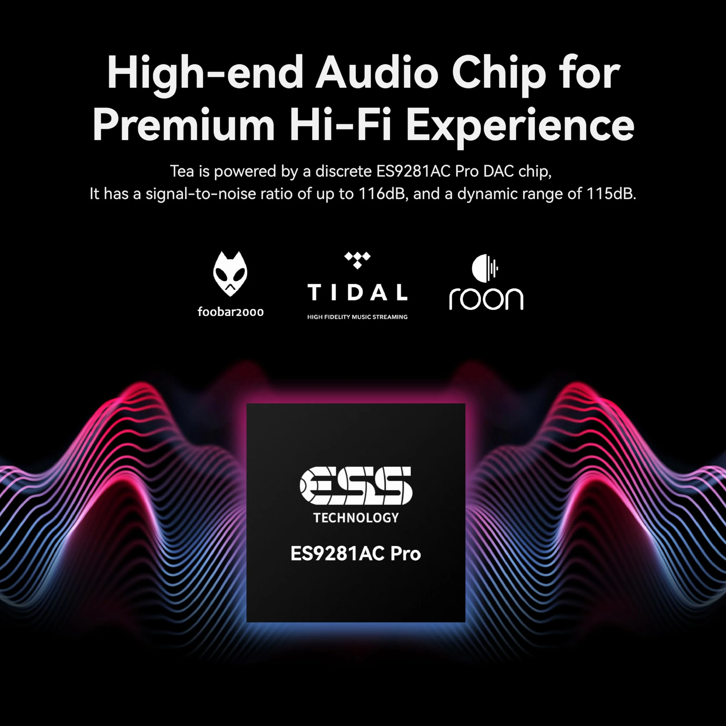 khadas Amplificateur de Casque Tea, DAC Portable & Amplificateur Hi-FI Magnétique | 32bit/384KHz | USB-C & Bluetooth 5.0 | Batterie 1160mAh | Sortie 3,5 mm pour Streaming/Jeux/Musique (Gris)