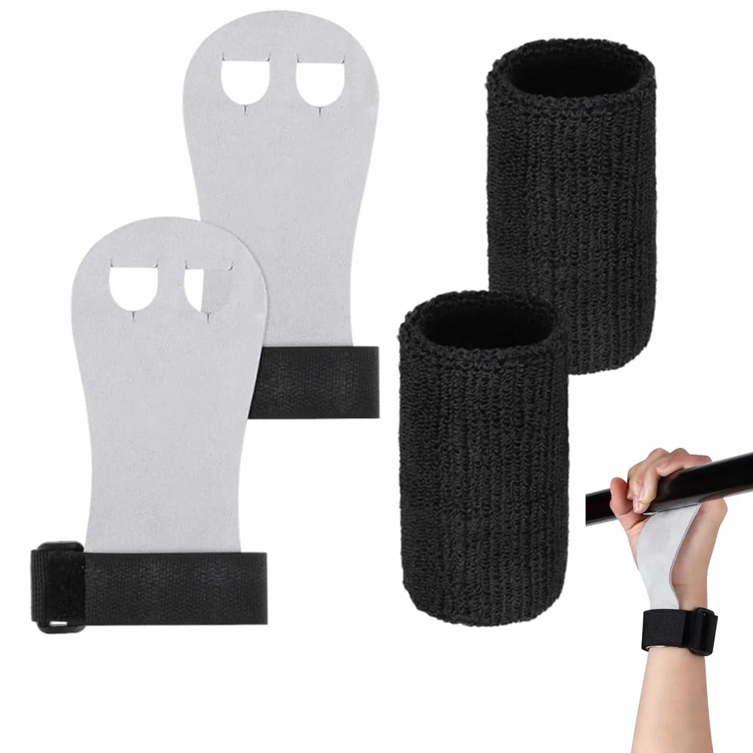 Maniques Gymnastique pour Fille, Gants de Barre, Protège-Paumes, Bandes de Poignet Sport, Fitness