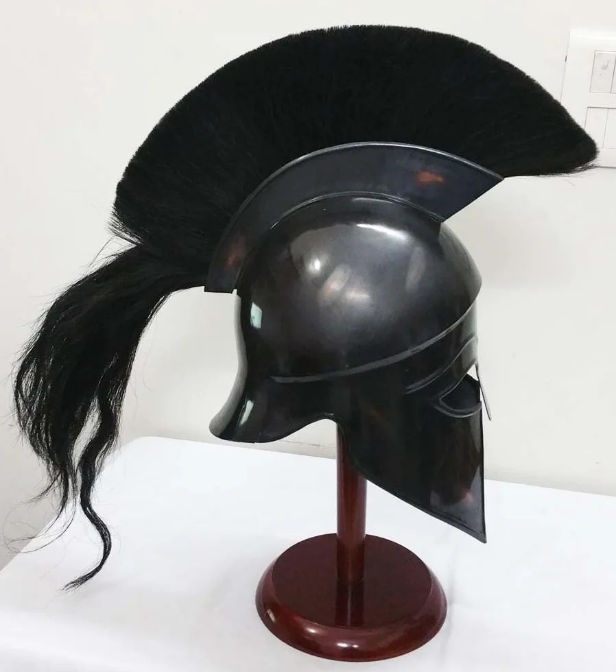 Casque grec corinthien Thorinstruments réplique Spartiate médiéval avec support