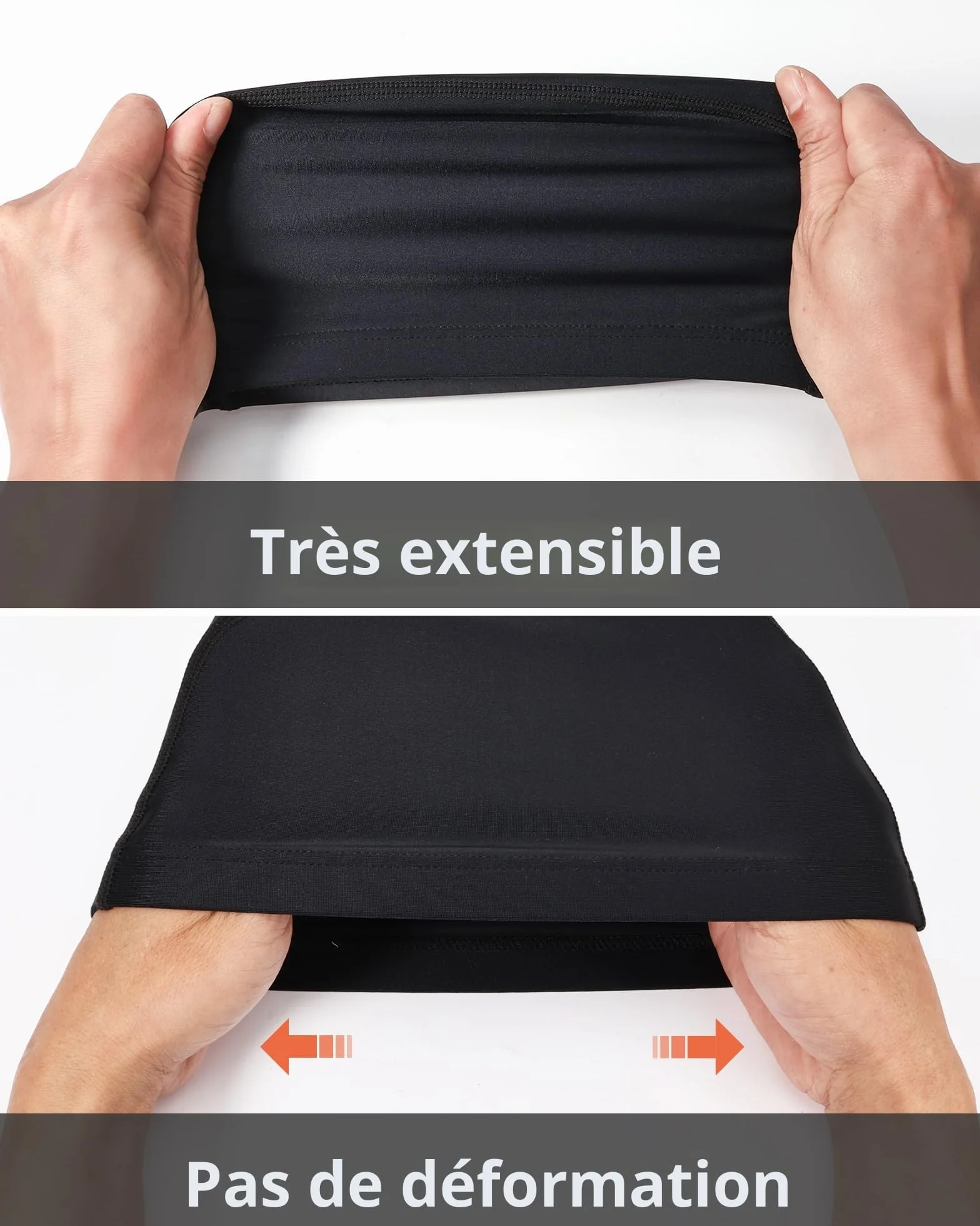 Bonnet de Bain Homme et Femme Haute Élasticité Confortable et Durable