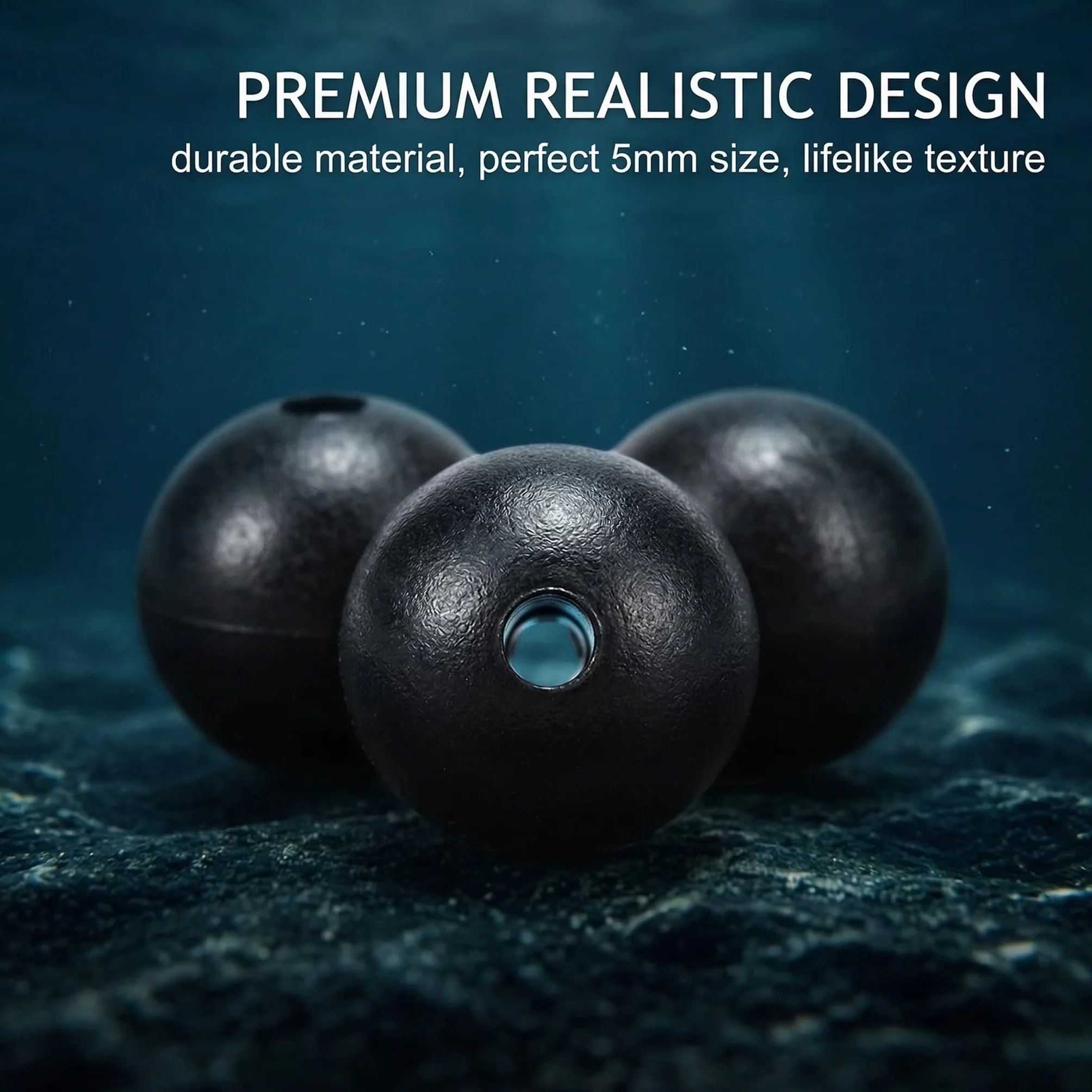 Perles en Caoutchouc 5mm Souple pour Pêche à la Carpe, Accessoires Float Rig pour Eau Douce et Salée
