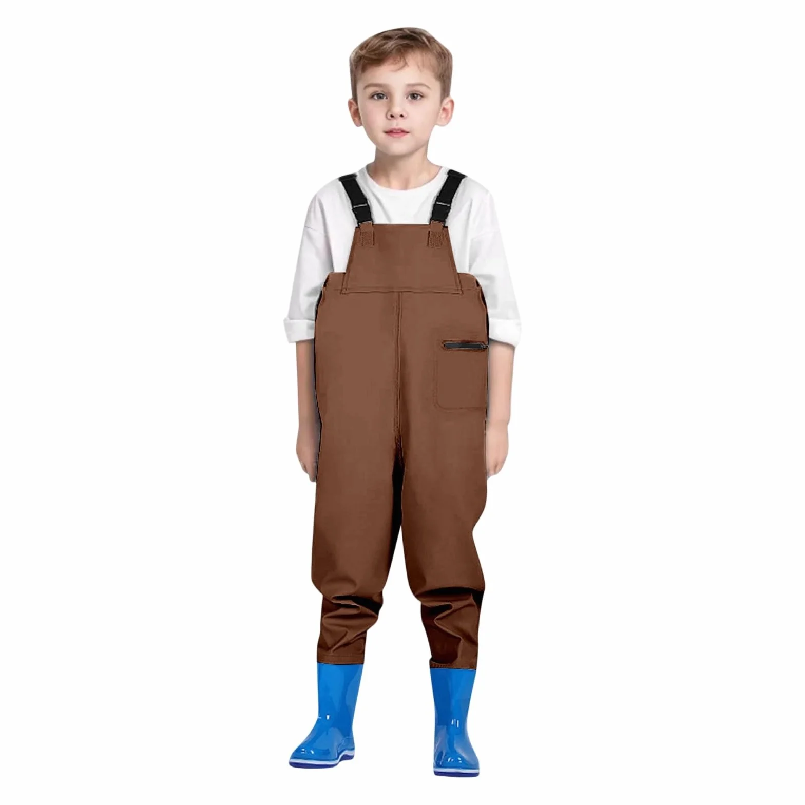 Cuissardes de Pêche Enfants Imperméables avec Poche