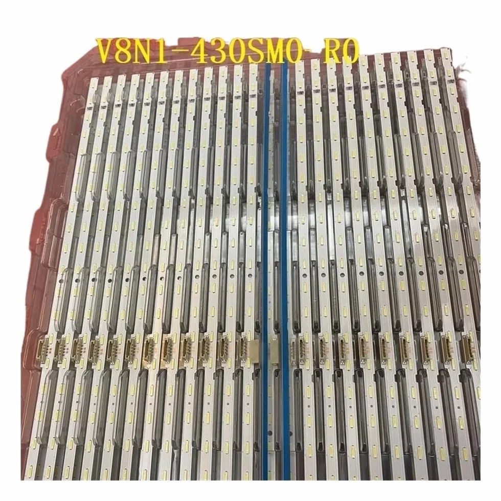 Bande de rétro-éclairage LED pour Samsung TV UE43NU7025 UE43NU7190U UE43RU7100 UE43RU7200 (2 PCS)