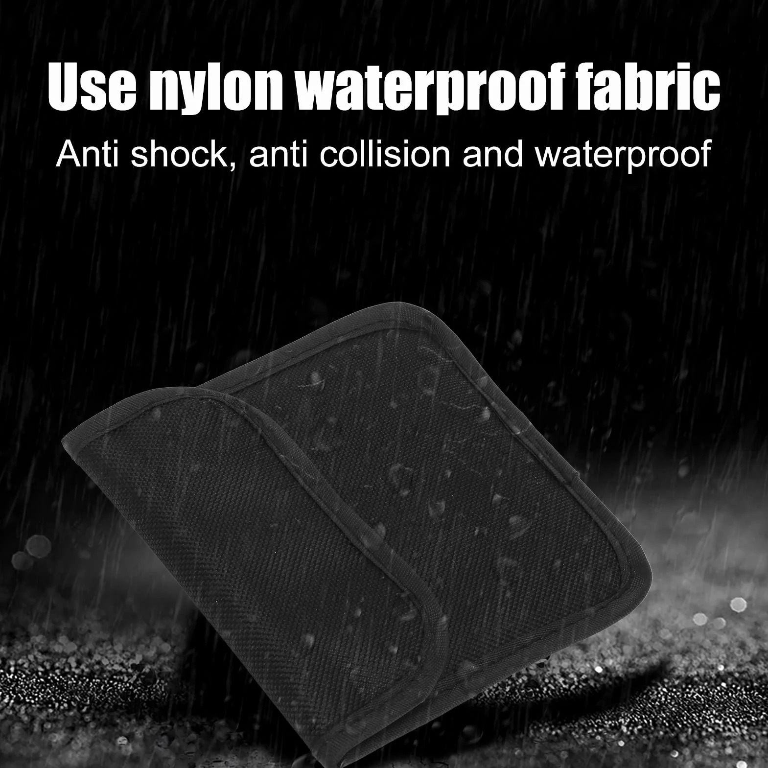 Akozon Étui de Filtre Un Filtre D'objectif de Caméra de Poche Étui de Transport en Nylon Sac de Rangement étanche pour Filtres Jusqu'à 82 Mm 1 Sac de Rangement de Filtre D'objectif de Poche