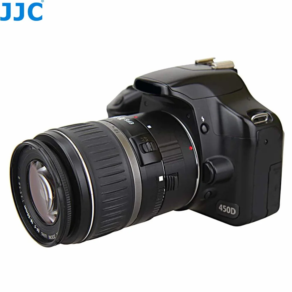 JJC 25mm Métal Ensemble Tube d’Extension Automatique Macro pour Canon EOS Caméra