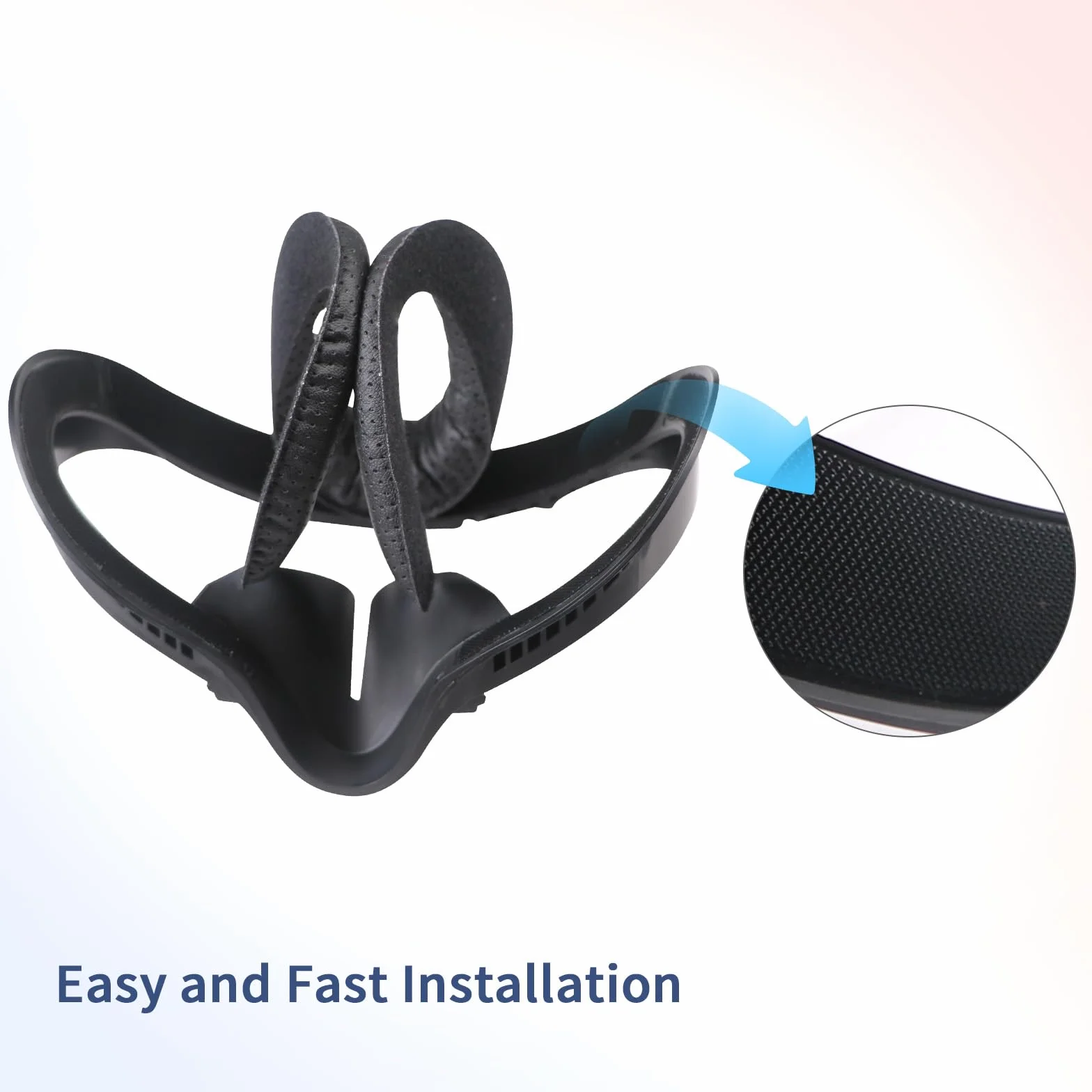 Coussin facial VR Oculus Quest 2 interface couverture rechange Meta Quest 2 cuir trous respirants