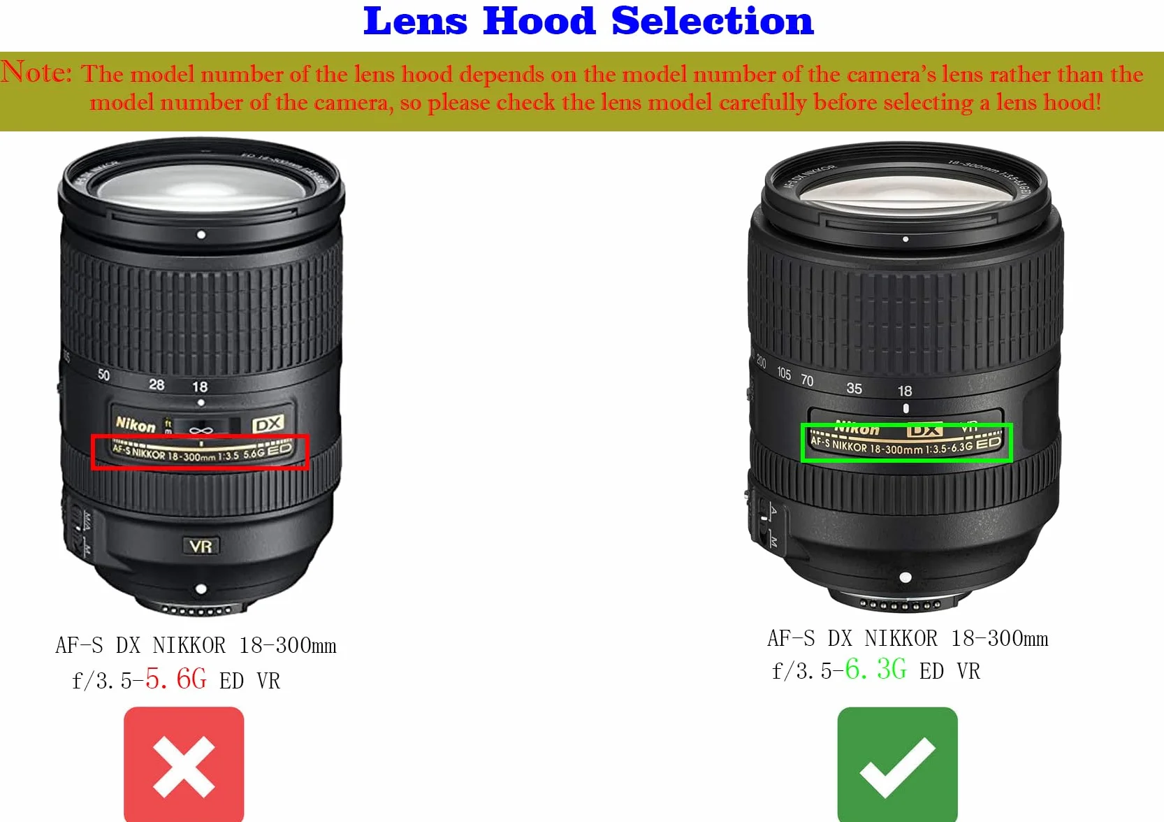 Pare-soleil HB-39 pour Nikon NIKKOR AF-S DX 18-300 mm f3.5-6.3G ED VR AF-S DX 16-85 mm f3.5-5.6G ED VR, Hxdzieory 67 mm