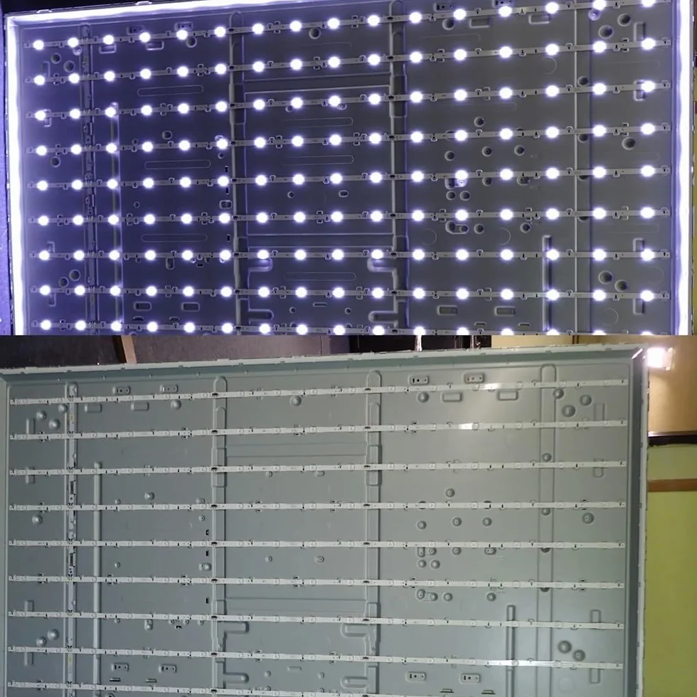 Kit de Bandes de rétroéclairage LED (27) for Samsung UA75H6400 UE75H6400 UE75H6400AW UE75H6470 UE75H6475 BN96-30437A BN96-30438A BN96-30439A