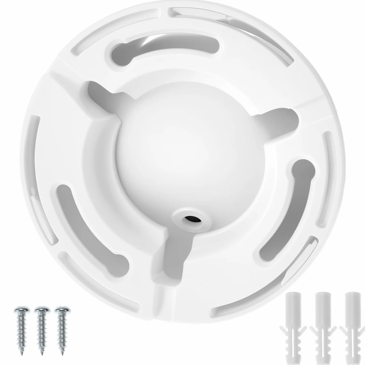 QWORK® 2X Caméra dôme factice avec LED - Fausse caméra pour intérieur et extérieur - Trompement réelle