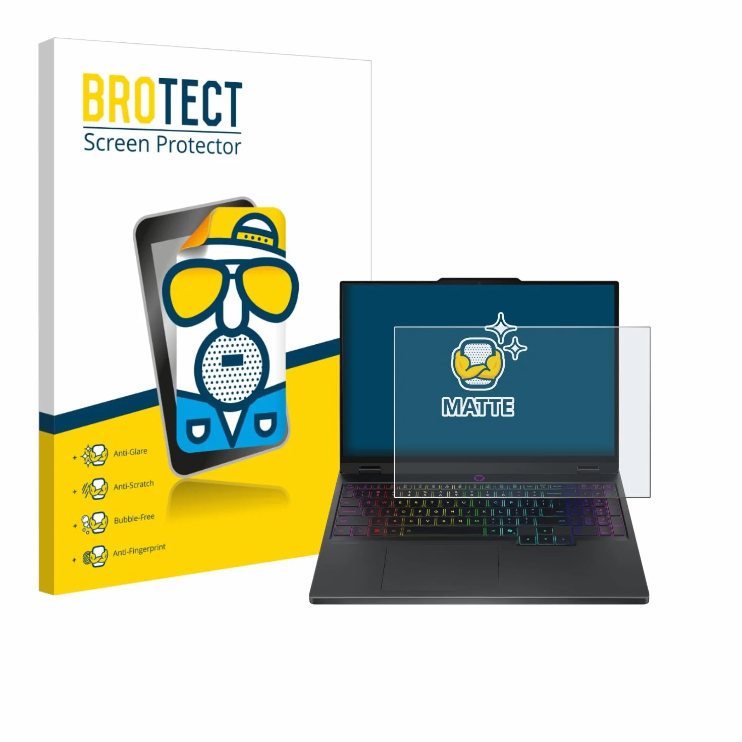 Brotect Protection Ecran Anti-Reflet pour Lenovo Legion 5 15IRX10 83LY - Film Mat