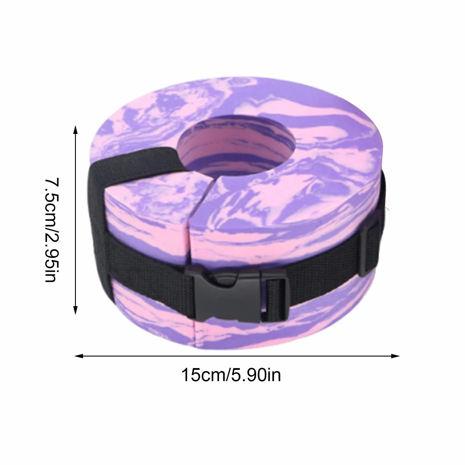 Haltères de cheville d'eau - Poids de piscine portable pour entraînement physique et aérobic aquatique