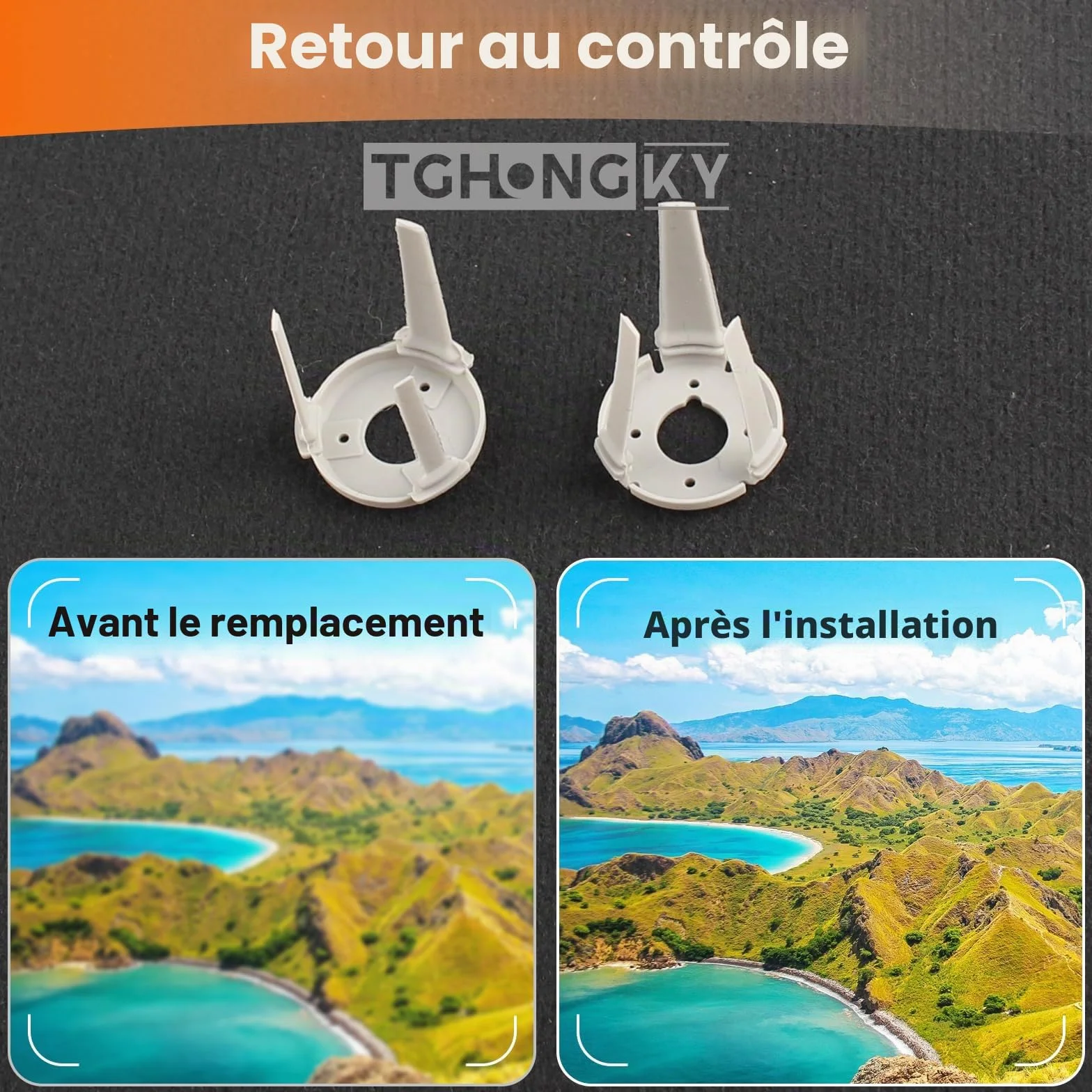 Caoutchouc Nacelle pour DJI Mini 4 Pro Amortisseurs en Caoutchouc Mini 4 Pro Gauche et Droit Boule Amortisseur pour DJI Mini 4 Pro(Style Long)
