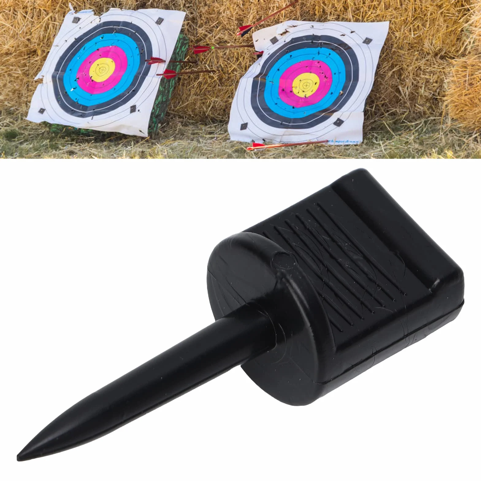 Tbest 30 Pièces Clous de Cible de Tir à l'arc épingles en Nylon Réutilisable