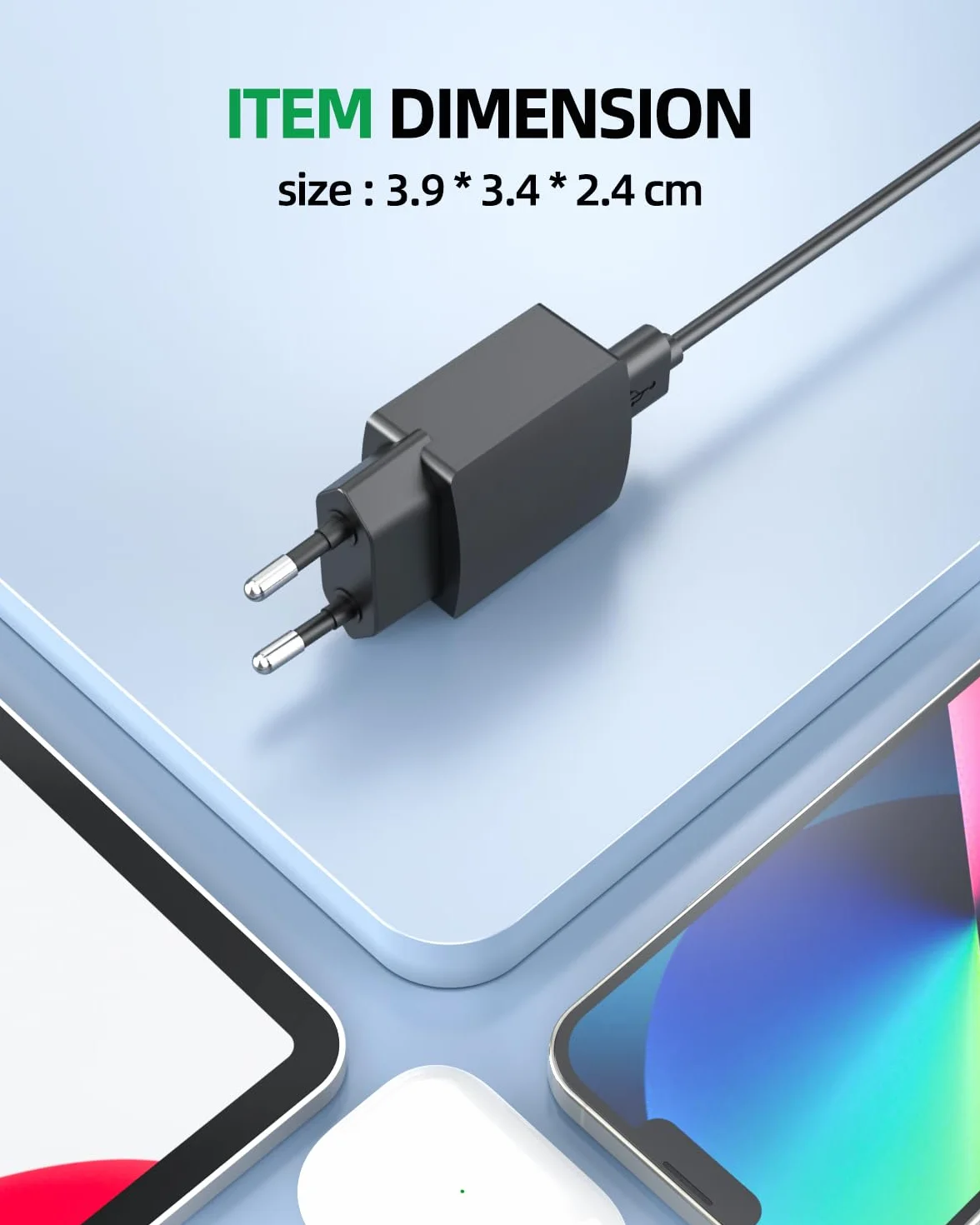 10 W Chargeur Compatible avec Bose SoundLink Color II, Mini II, Revolve Plus, pour Enceintes Bluetooth et Autres appareils – Câble d’Alimentation Adaptateur Secteur