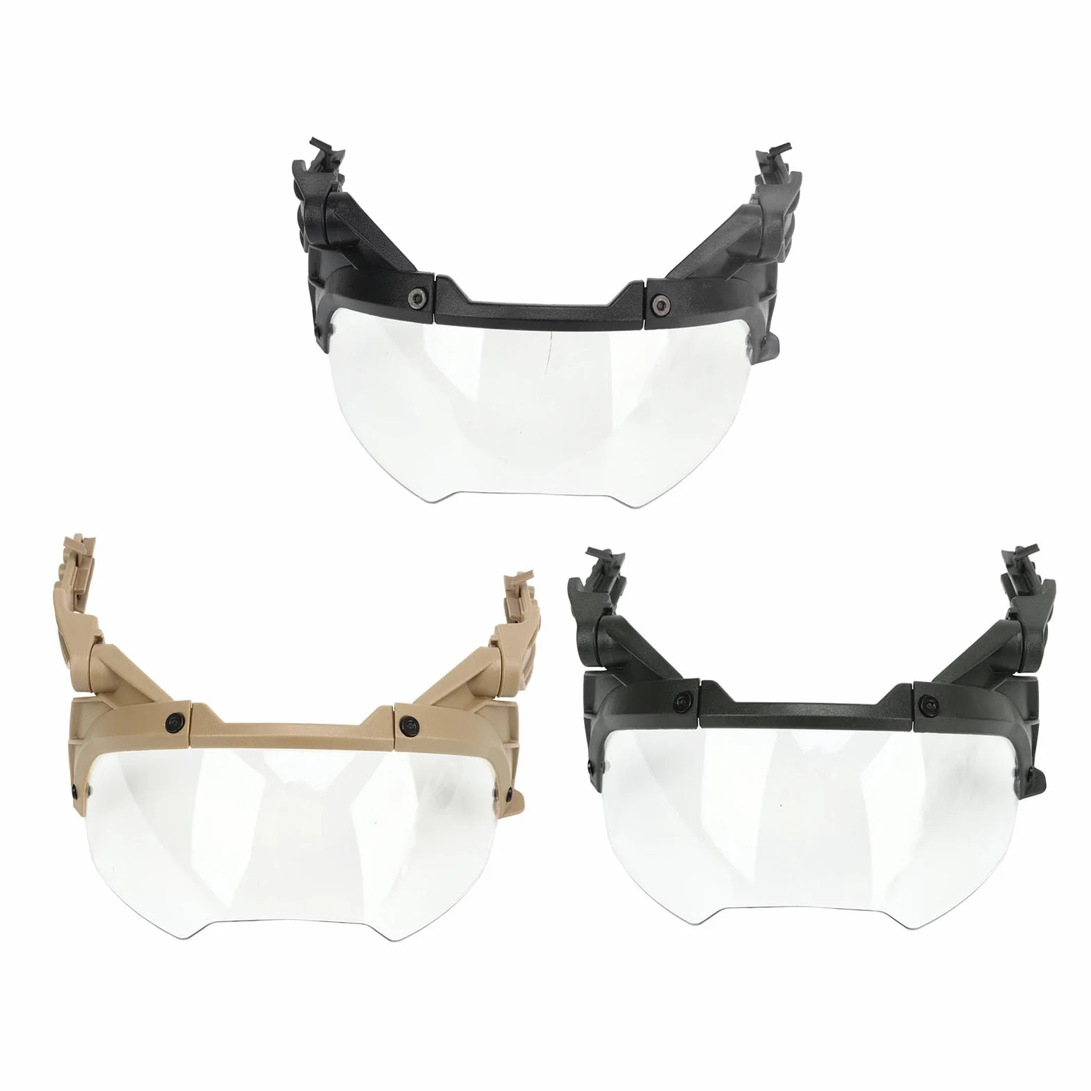 Visière Casque Airsoft MICH/Fast PC Transparente Jaune