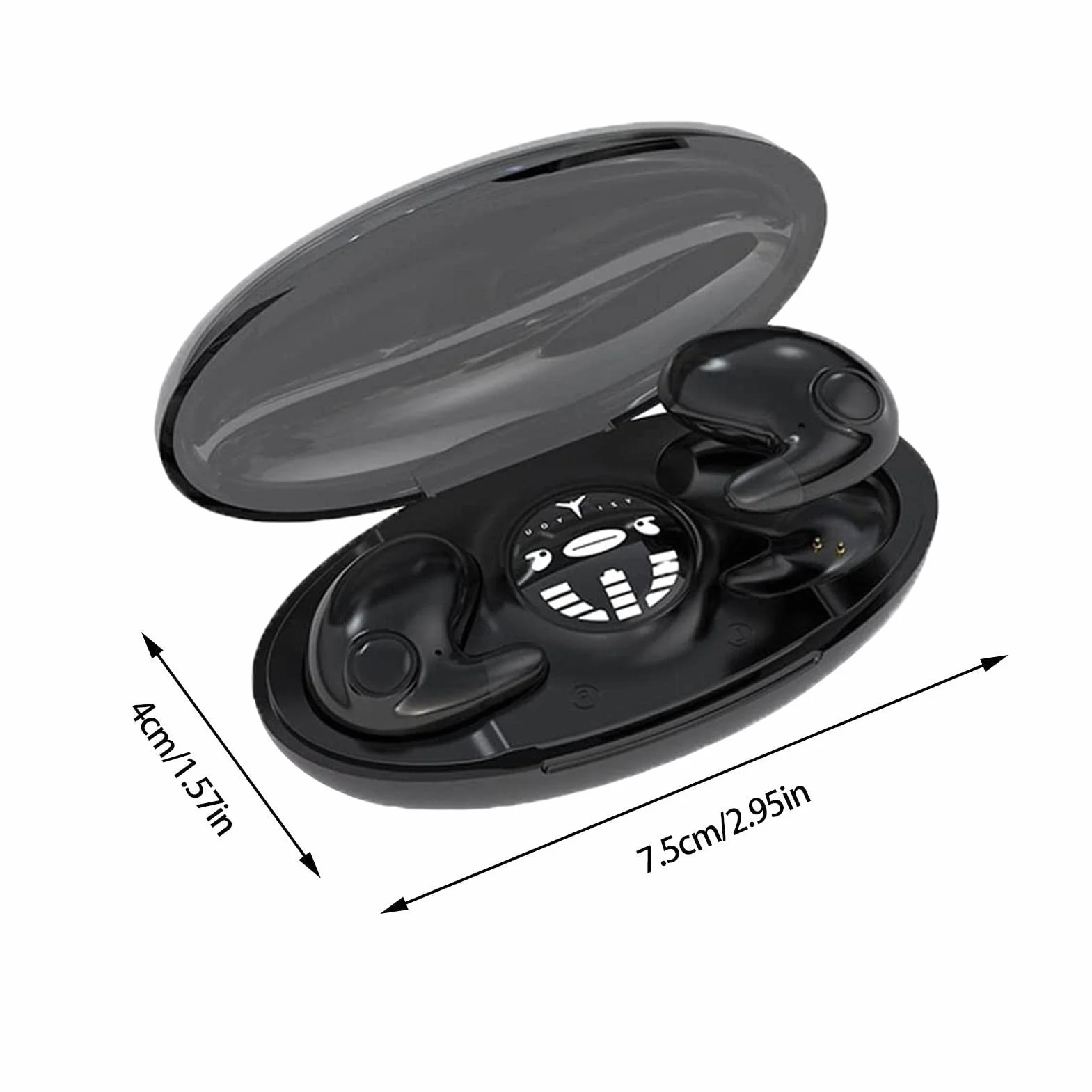 Teksome Écouteurs sans Fil Blue-Tooth | Écouteurs antibruit pour Dormir | Écouteurs Intra-Auriculaires IPX5 | Écouteurs sans Fil pour Les trajets et Le Sport