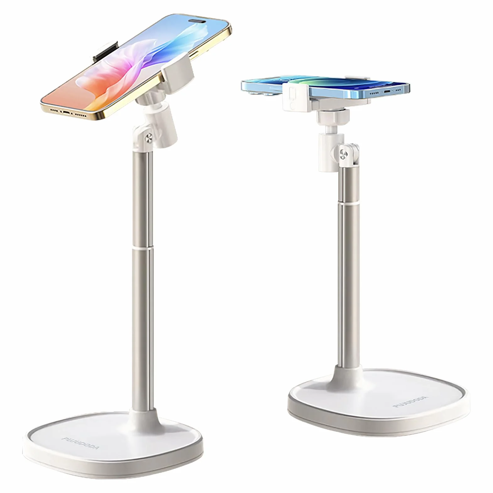 Phone Holder à 360° Réglable pour Bureau, Diffusion en Direct, Tournage Vidéo