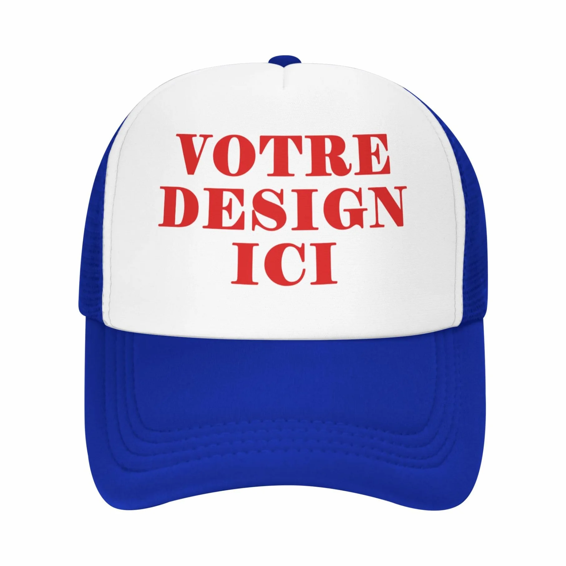 Casquette personnalisable baseball avec votre logo, casquette trucker unisexe en mesh