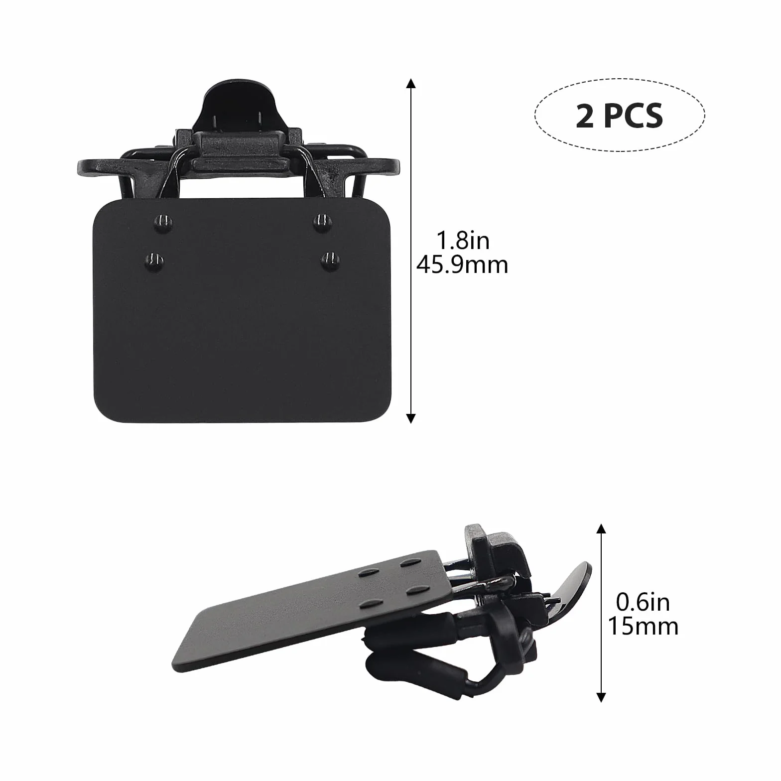 Lot de 2 paires de lunettes de tir avec patch - Standard international - Aide à la cible