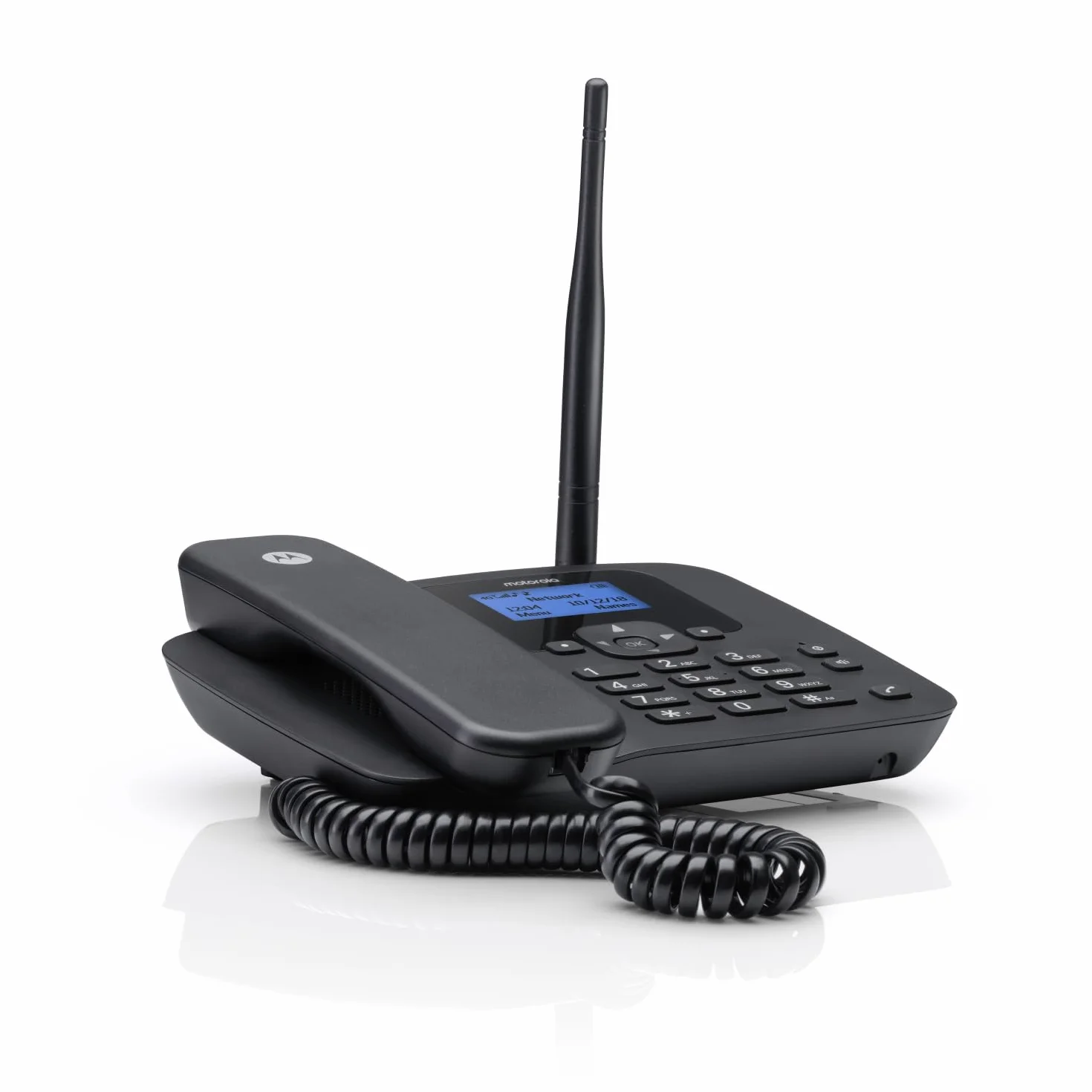 Motorola FW410L Téléphone Fixe sans Fil 4G, Hotspot WiFi, GSM Quad Band, Batterie de Secours