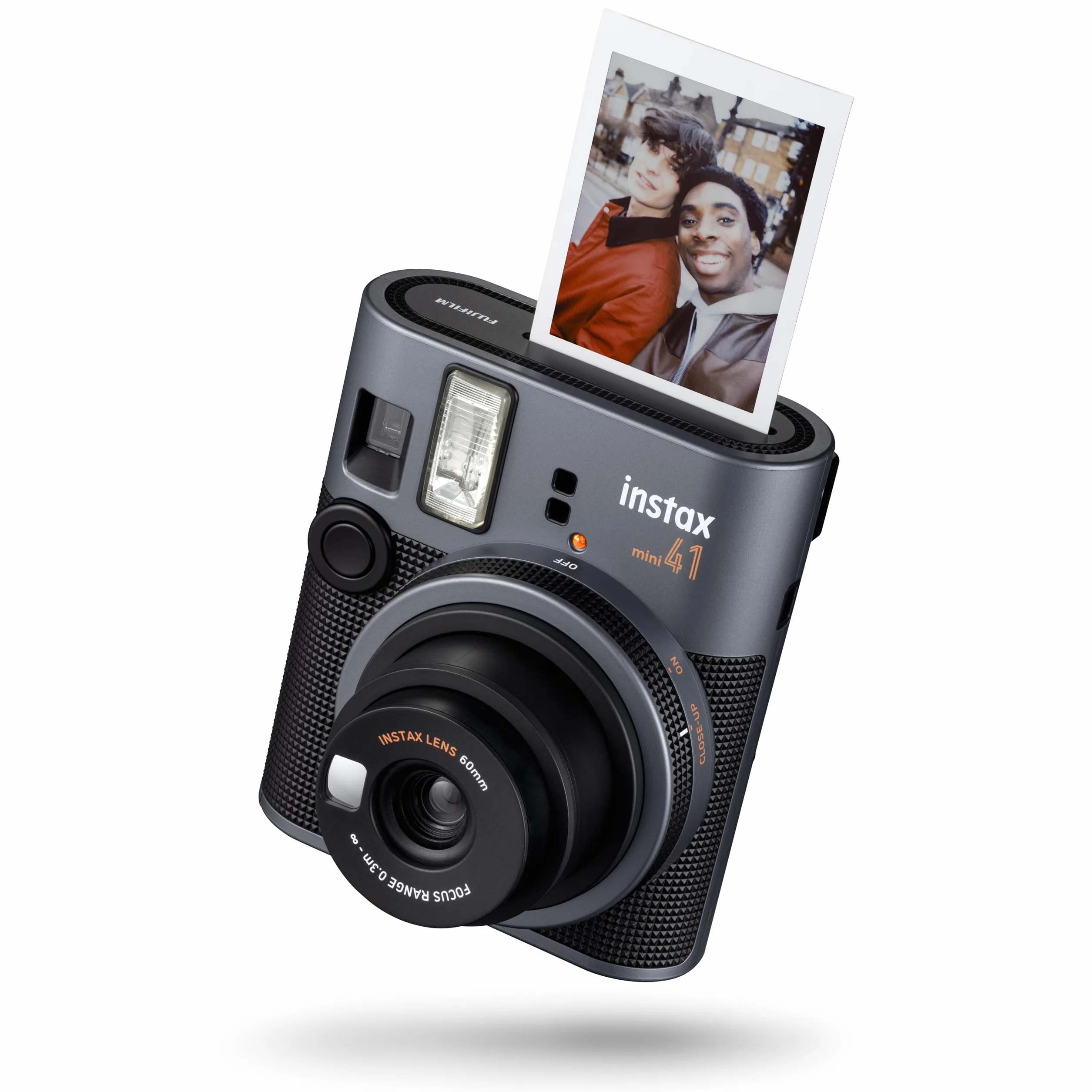 INSTAX Mini 41 Appareil Photo instantané avec Exposition Automatique, Flash intégré, Objectif Selfie et Mode Gros Plan, Appareil Photo Design Classique Qui utilise Tous Les Films instax Mini
