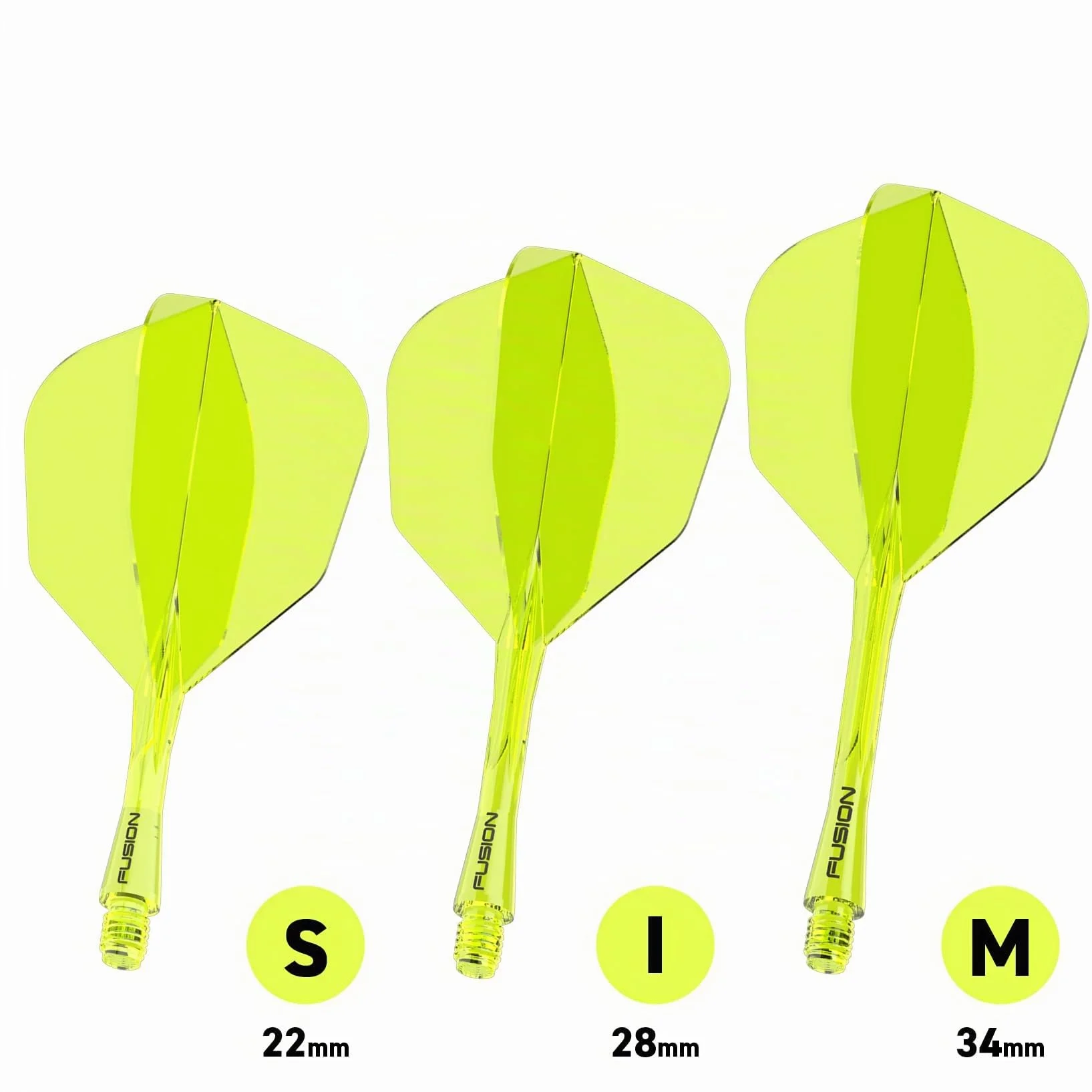 WINMAU Darts Fusion Système intégré vol arbre No6 Forme Design Court intermédiaire Moyen