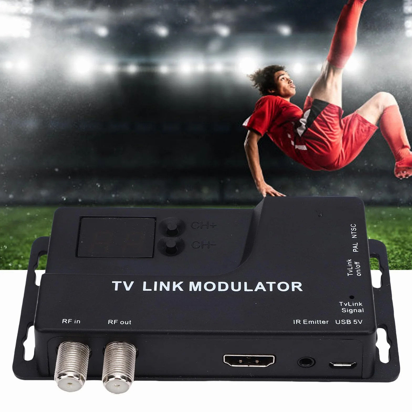 Tosuny Modulateur HDMI RF, Convertisseur HDMI vers Coaxial 1080P NTSC/PAL
