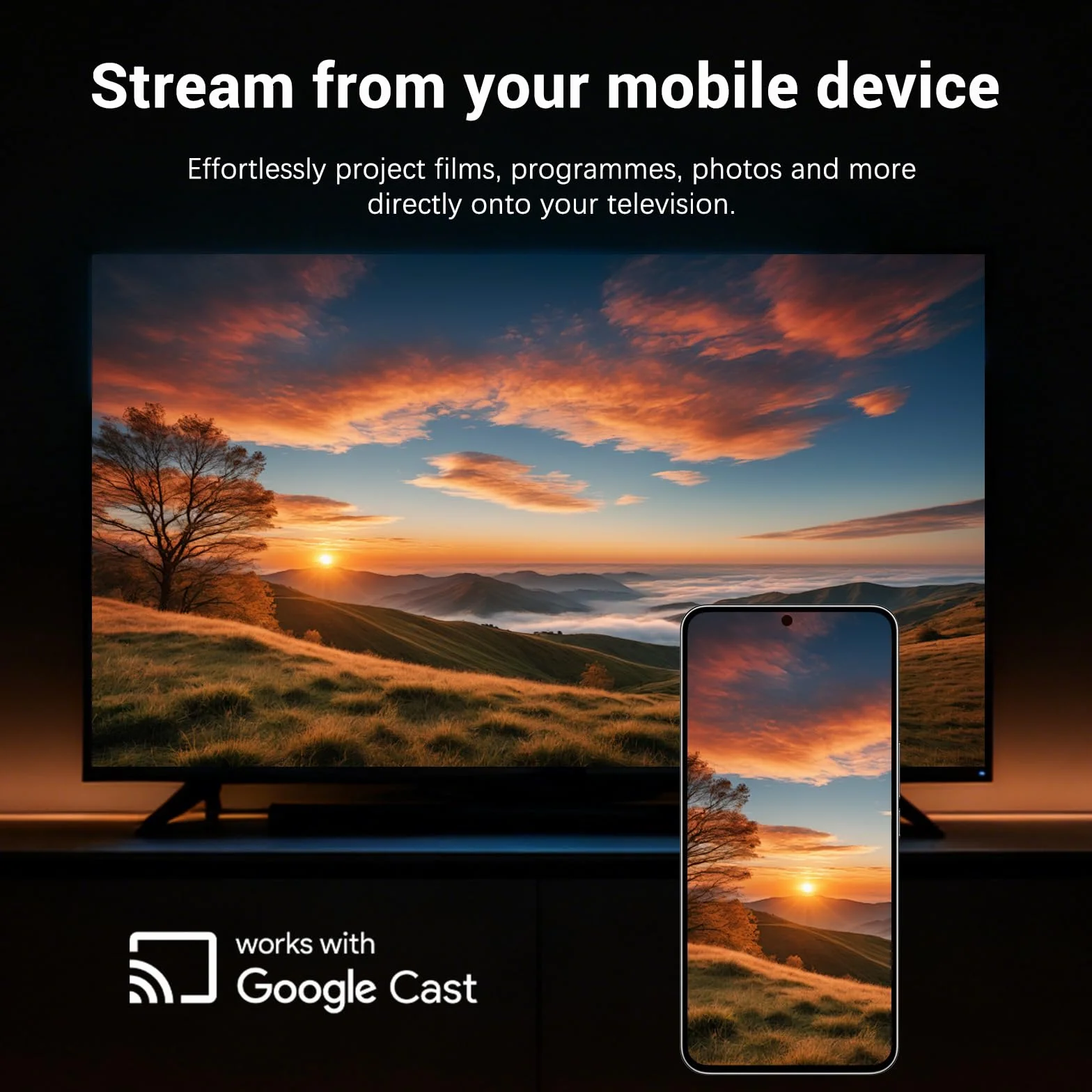 Xiaomi TV Stick 4K (2nd Gen), Clé de Streaming Mi Google TV Compatible avec Google Cast, Télécommande Vocale, Prend en Charge Le Wi-FI 6, HDR10+, Dolby Vision, Dolby Atmos et DTS:X, Chaînes Gratuites