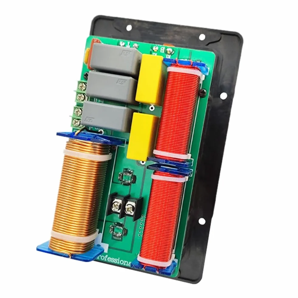 800 W 2 Voies Haut-Parleur Séparateur de Fréquence Audio Aigus Basses 2 Unités Filtres Croisés Bricolage HiFi Home Cinéma Installation Facile