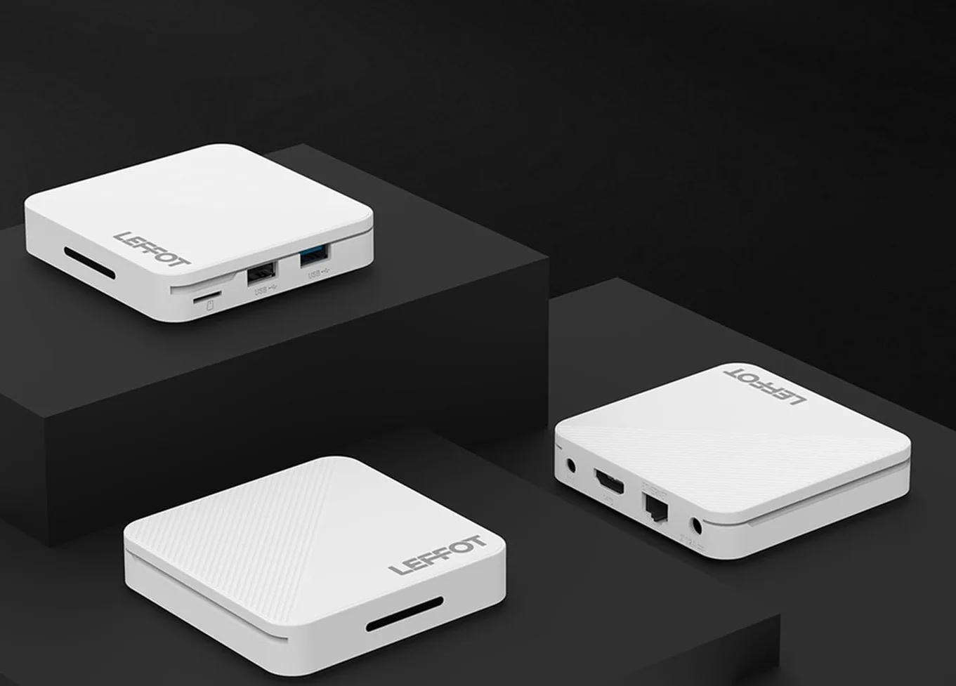 Android 14.0 TV Box 2026, 2Go RAM + 16Go ROM, LEFFOT H313 4K Ultra HD Boitier IP-TV pour Streaming, Support 2.4/5G WiFi 6, 100M Ethernet, Contrôle Vocal, BT 5.4, USB 3.0, HDR10, RK3518 Quad-Core A53