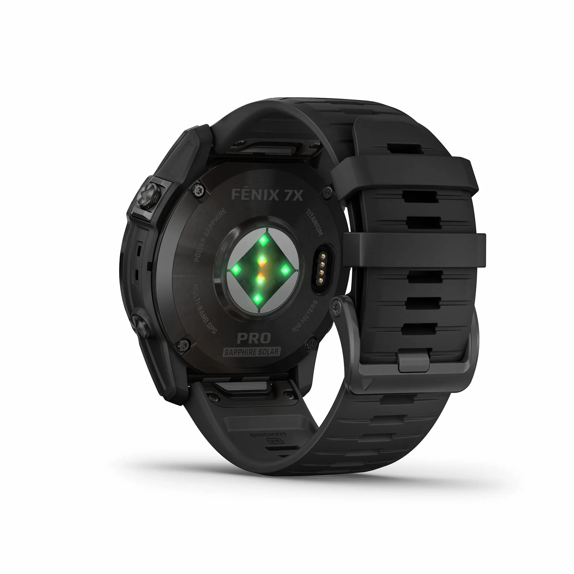 Garmin fēnix 7X Pro Solar Montre GPS Multisports connectée Boîtier 51 mm Bracelet Noir