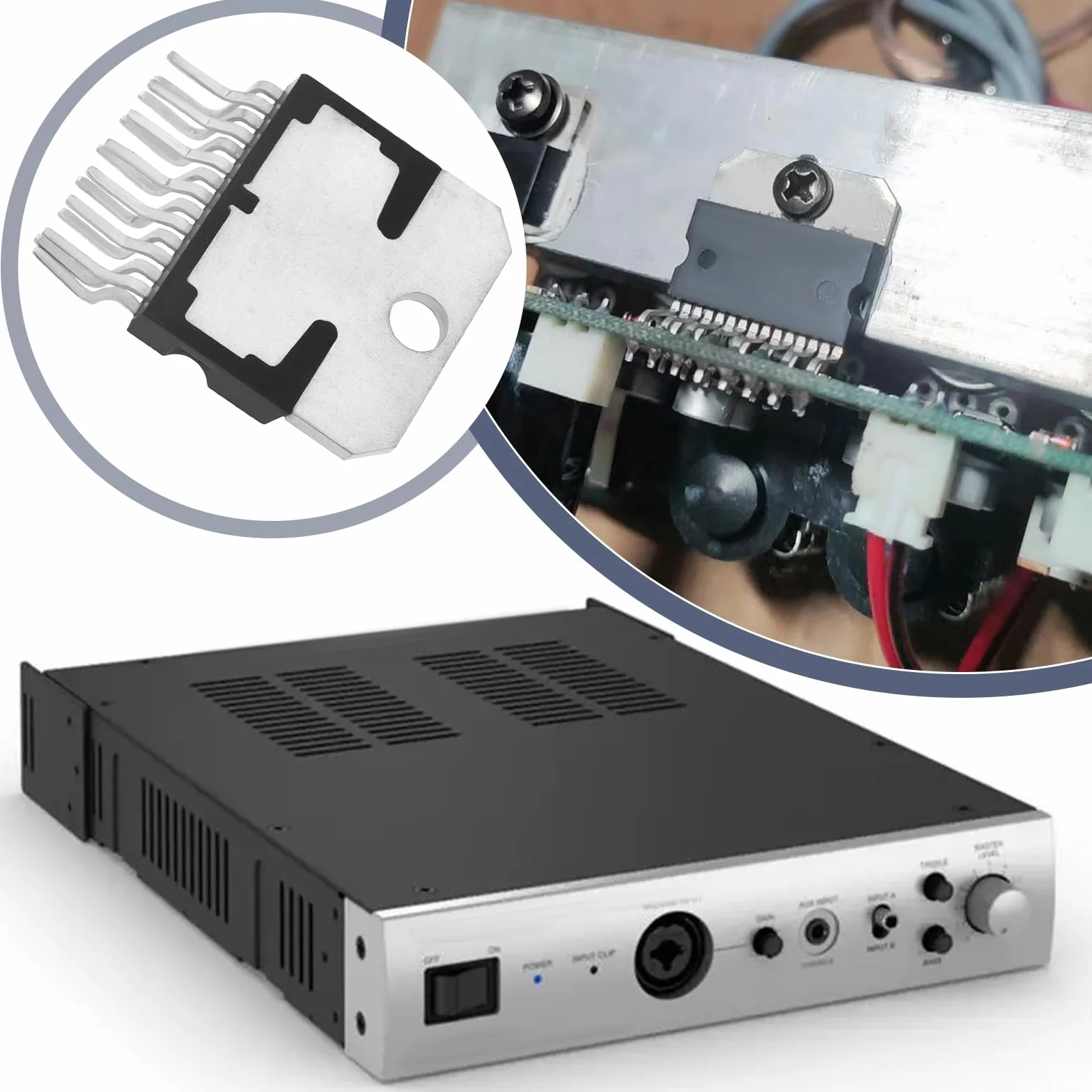 TDA7293 Amplificateur Audio à Semi-conducteur 100W 15V 15 Broches Lot de 2