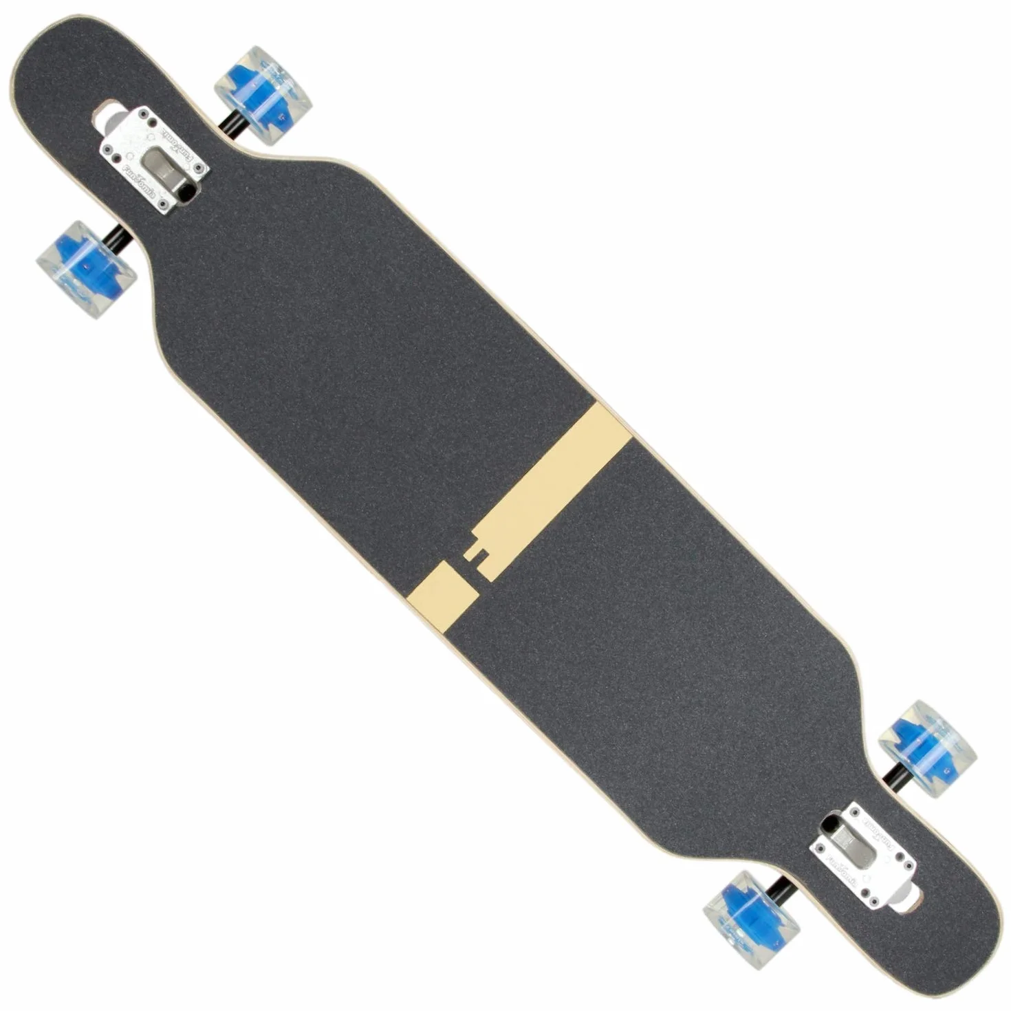 FunTomia Longboard Skateboard Drop Through Cruiser Planche complète roulements Mach1 High Speed T-Tool roues LED