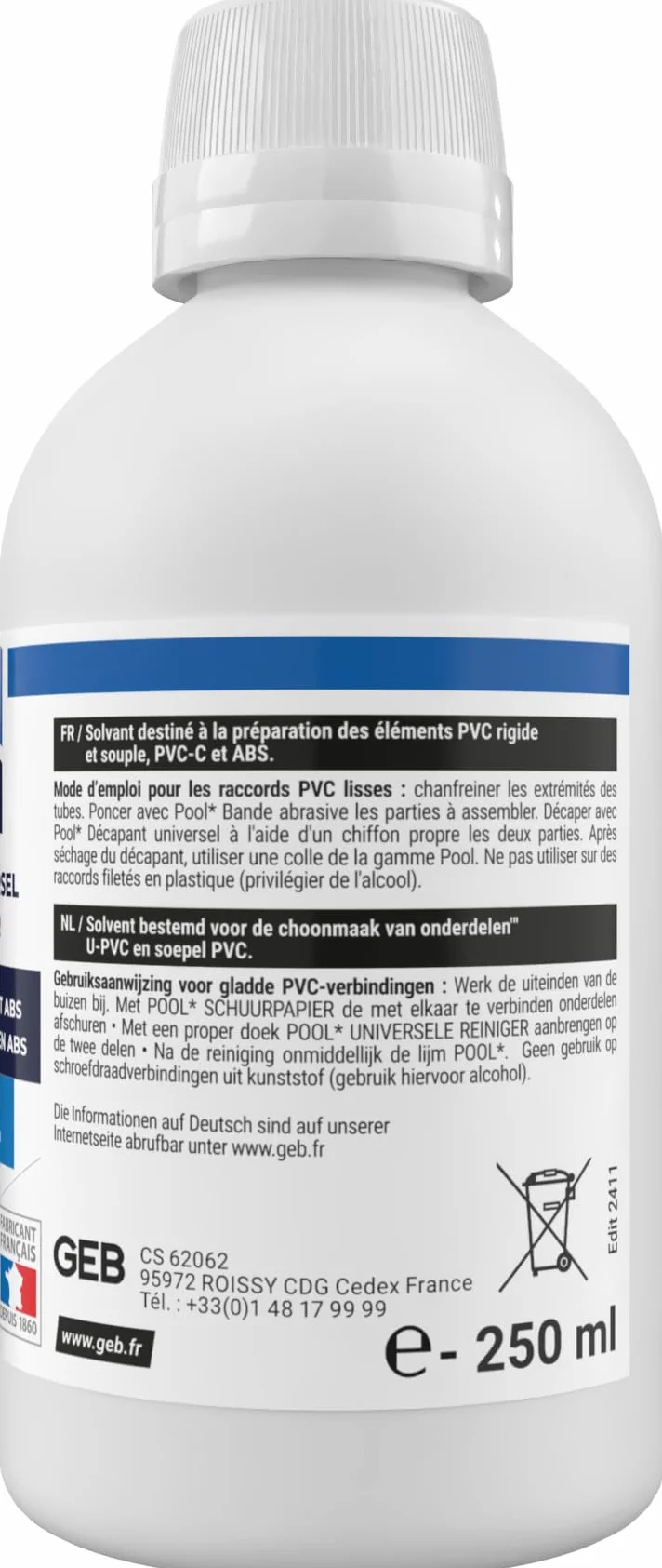 Décapant PVC 250 ml